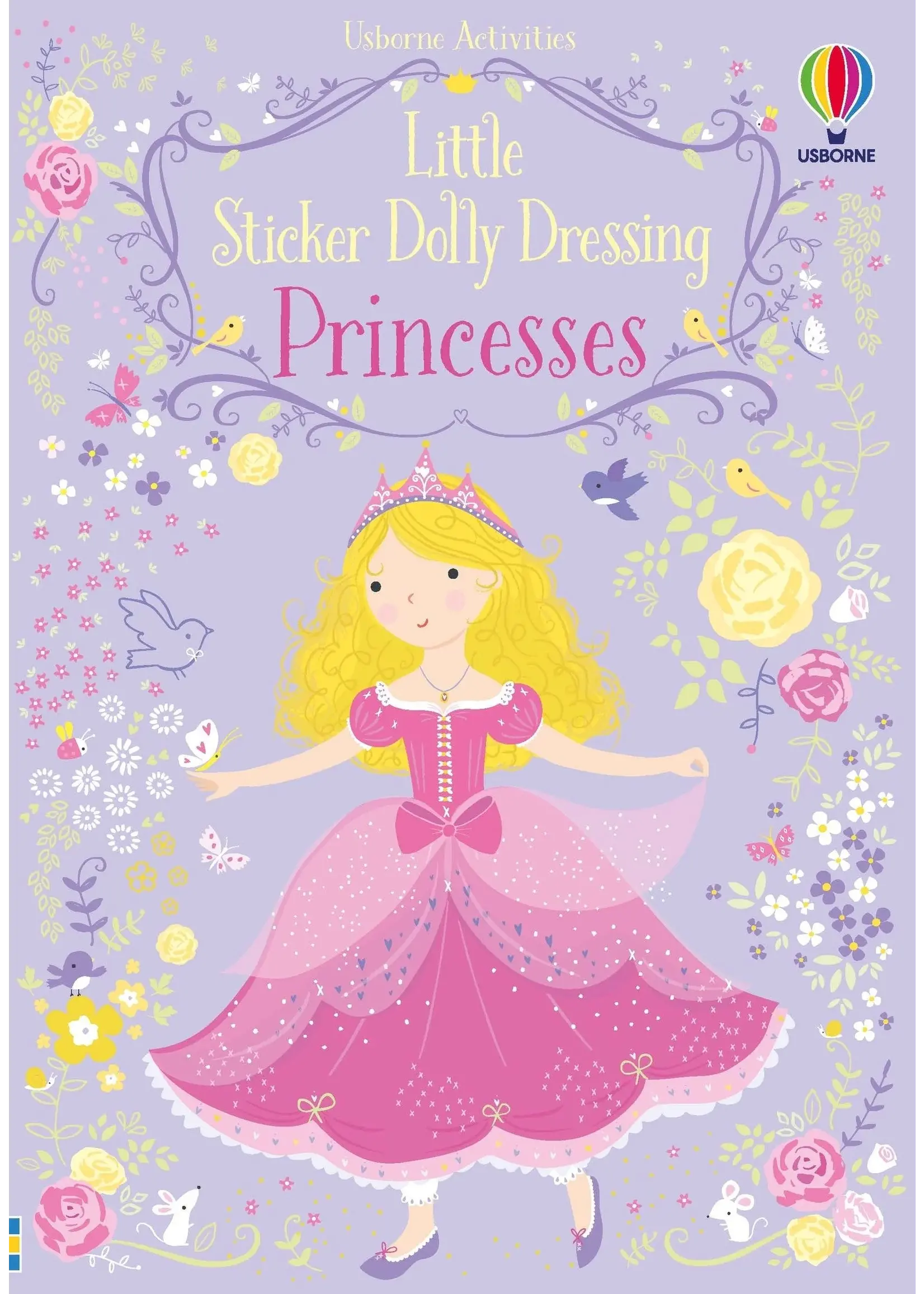 HARPER COLLINS BOOK LITTLE STICKER DOLLY DRESSING PRINCESS