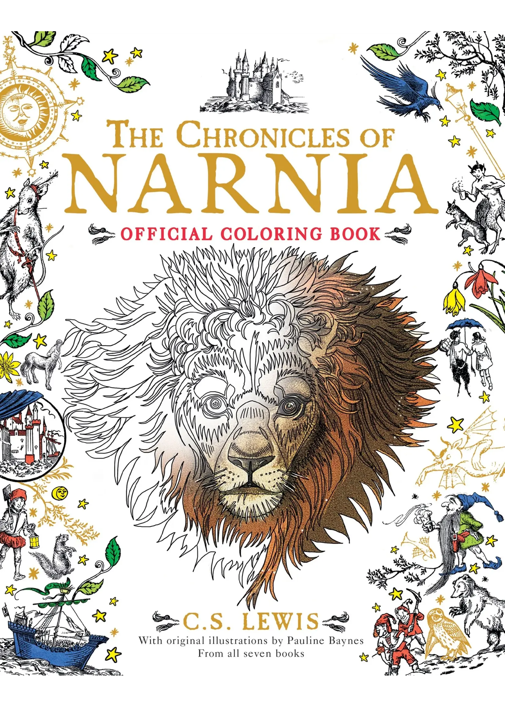 HARPER COLLINS BOOK CHRONICLES OF NARNIA COLORING BOOK