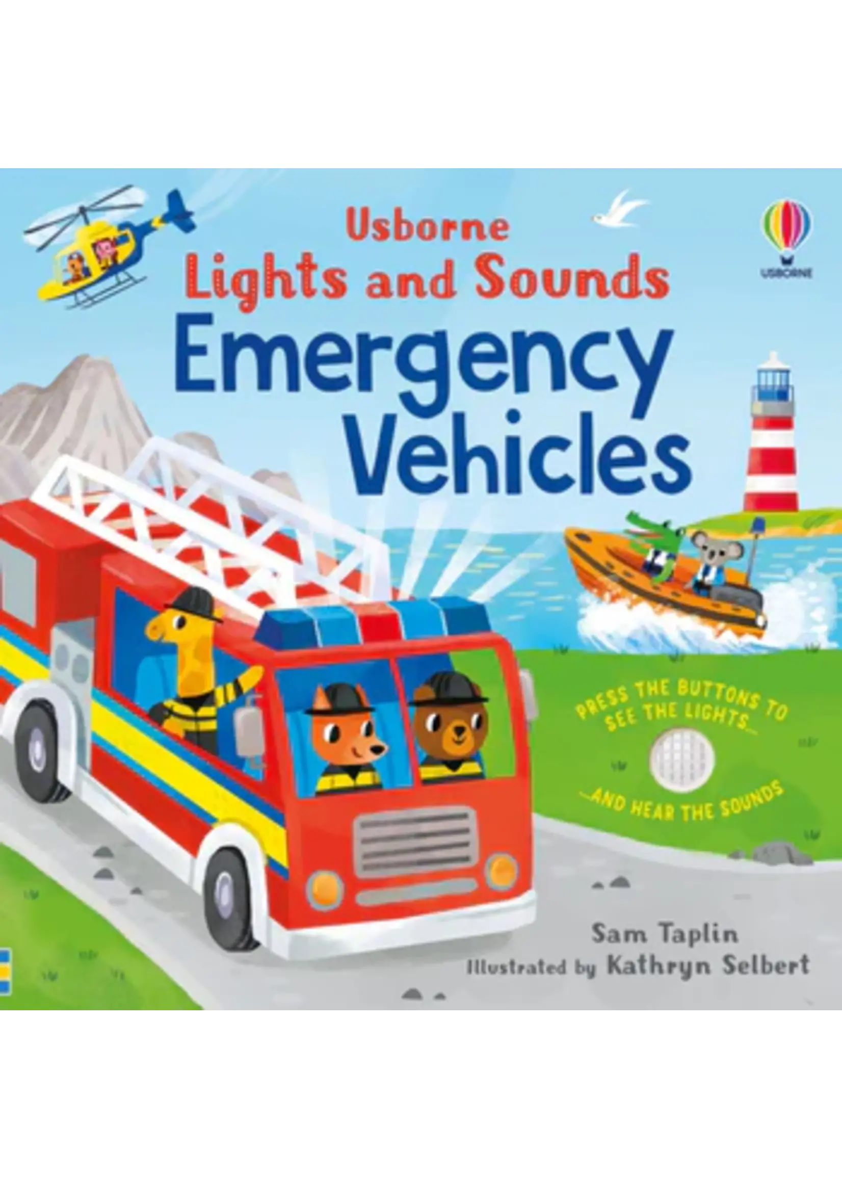 HARPER COLLINS BOOK LIGHTS AND SOUNDS EMERGENCY VEHICLES