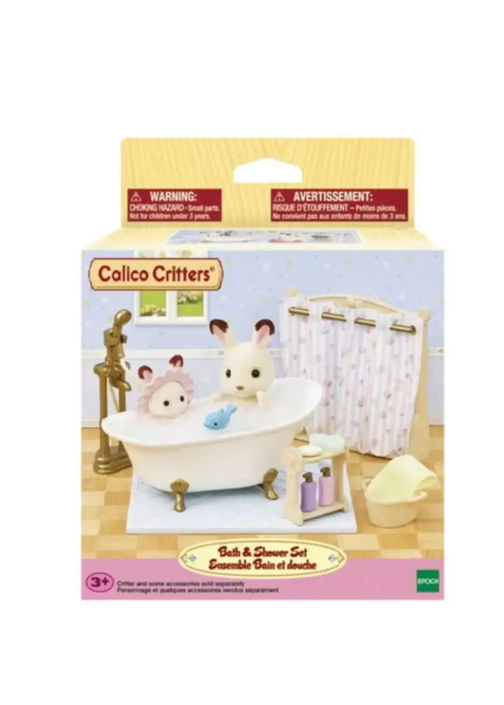 EPOCH (CALICO CRITTER & KIDOOZIE) CC BATH AND SHOWER SET