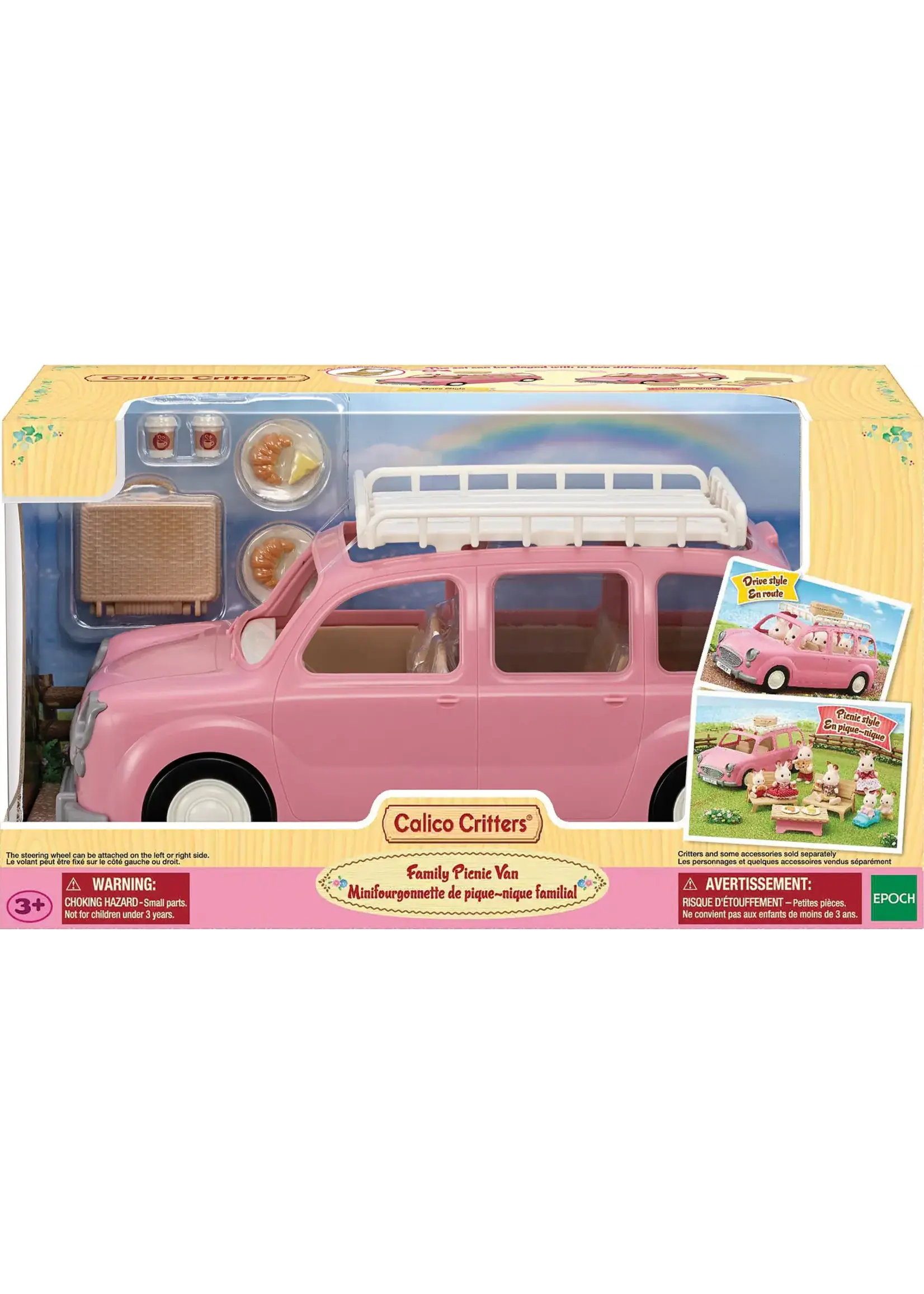 EPOCH (CALICO CRITTER & KIDOOZIE) CC FAMILY PICNIC VAN
