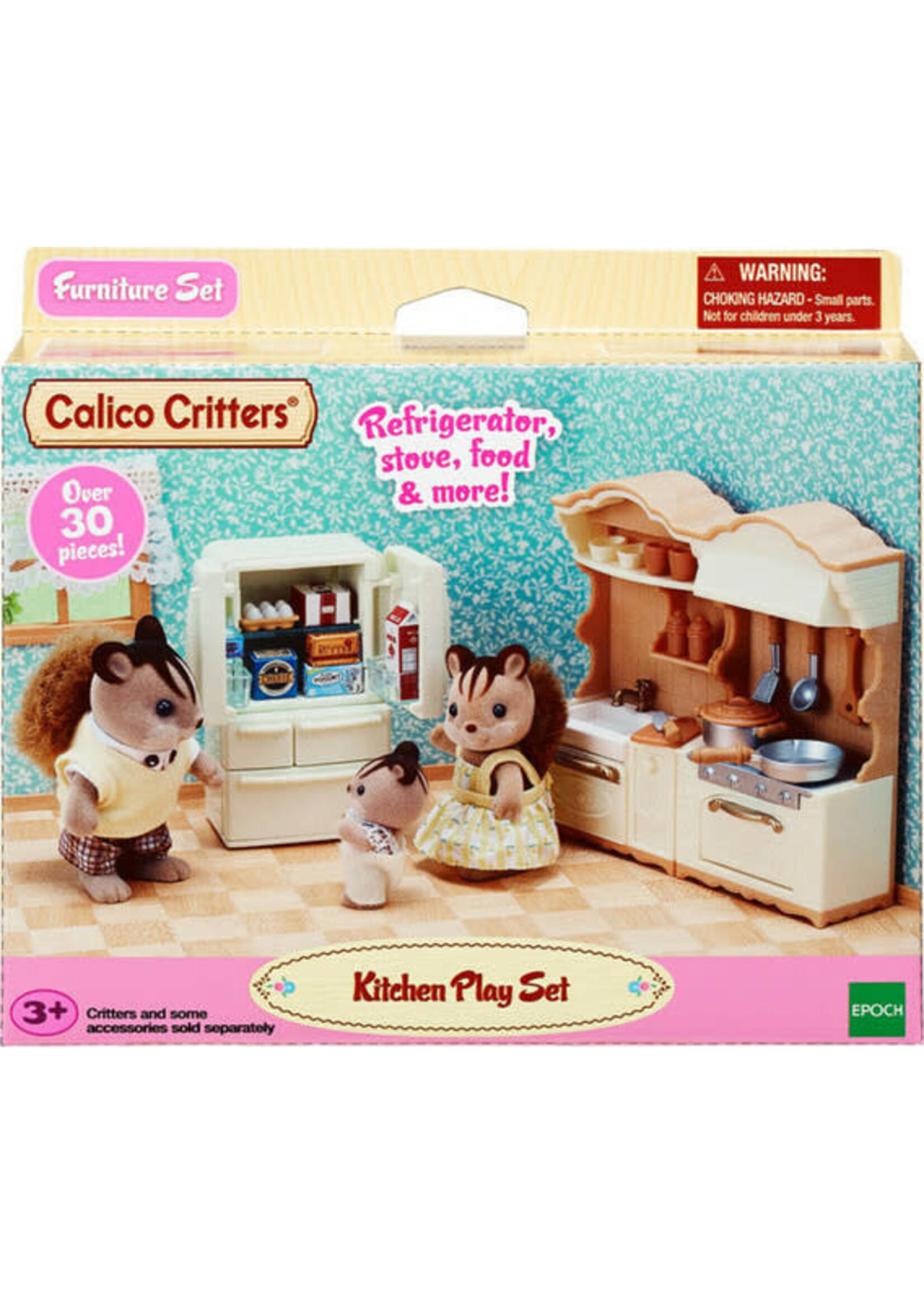 EPOCH (CALICO CRITTER & KIDOOZIE) CC KITCHEN PLAY SET