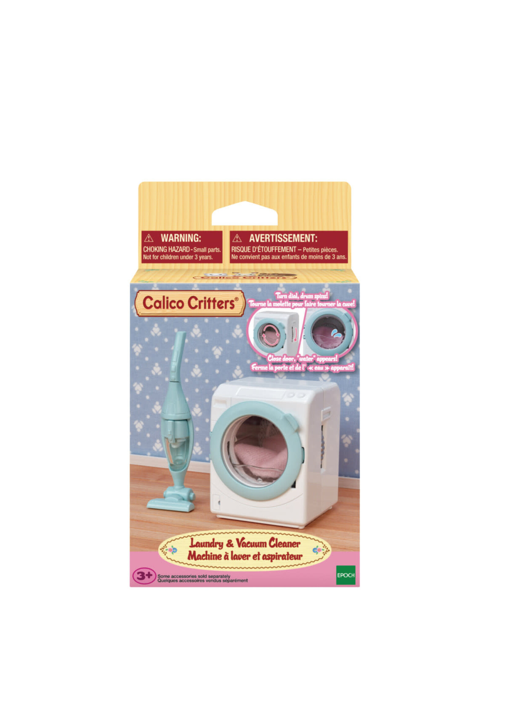 EPOCH (CALICO CRITTER & KIDOOZIE) CC LAUNDRY AND VACUUM CLEANER