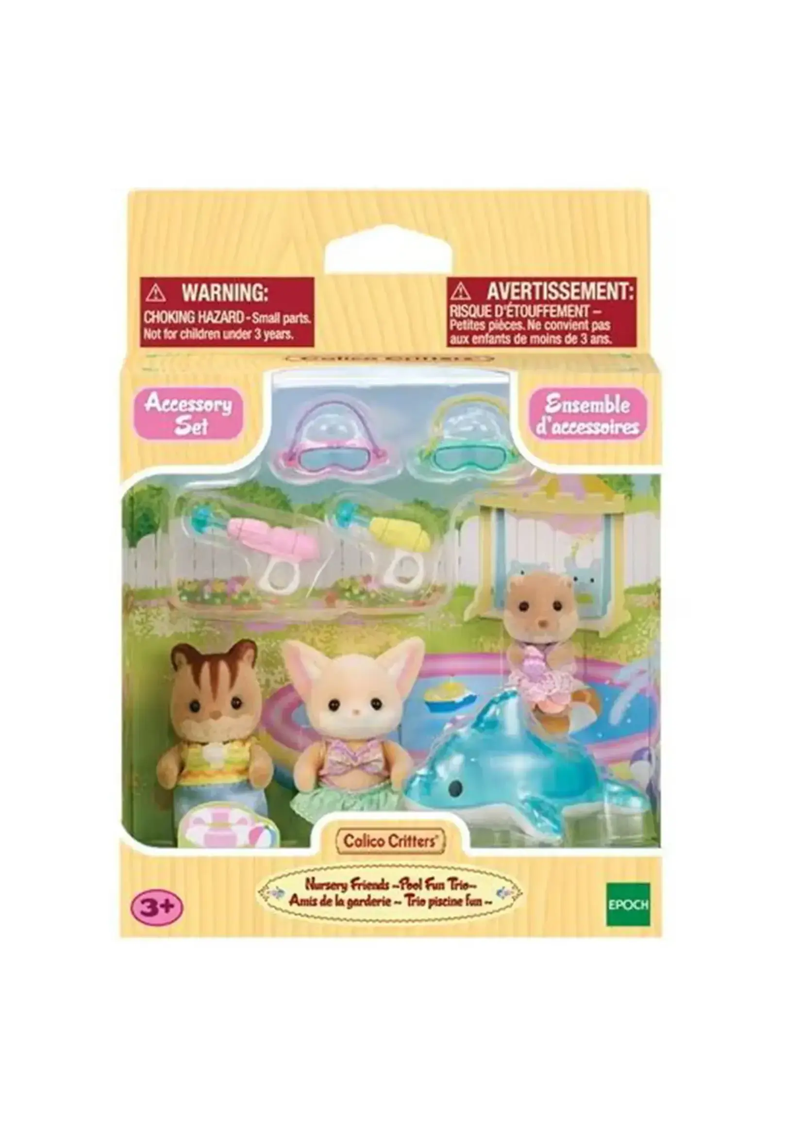 EPOCH (CALICO CRITTER & KIDOOZIE) CC NURSERY FRIENDS POOL FUN TRIO