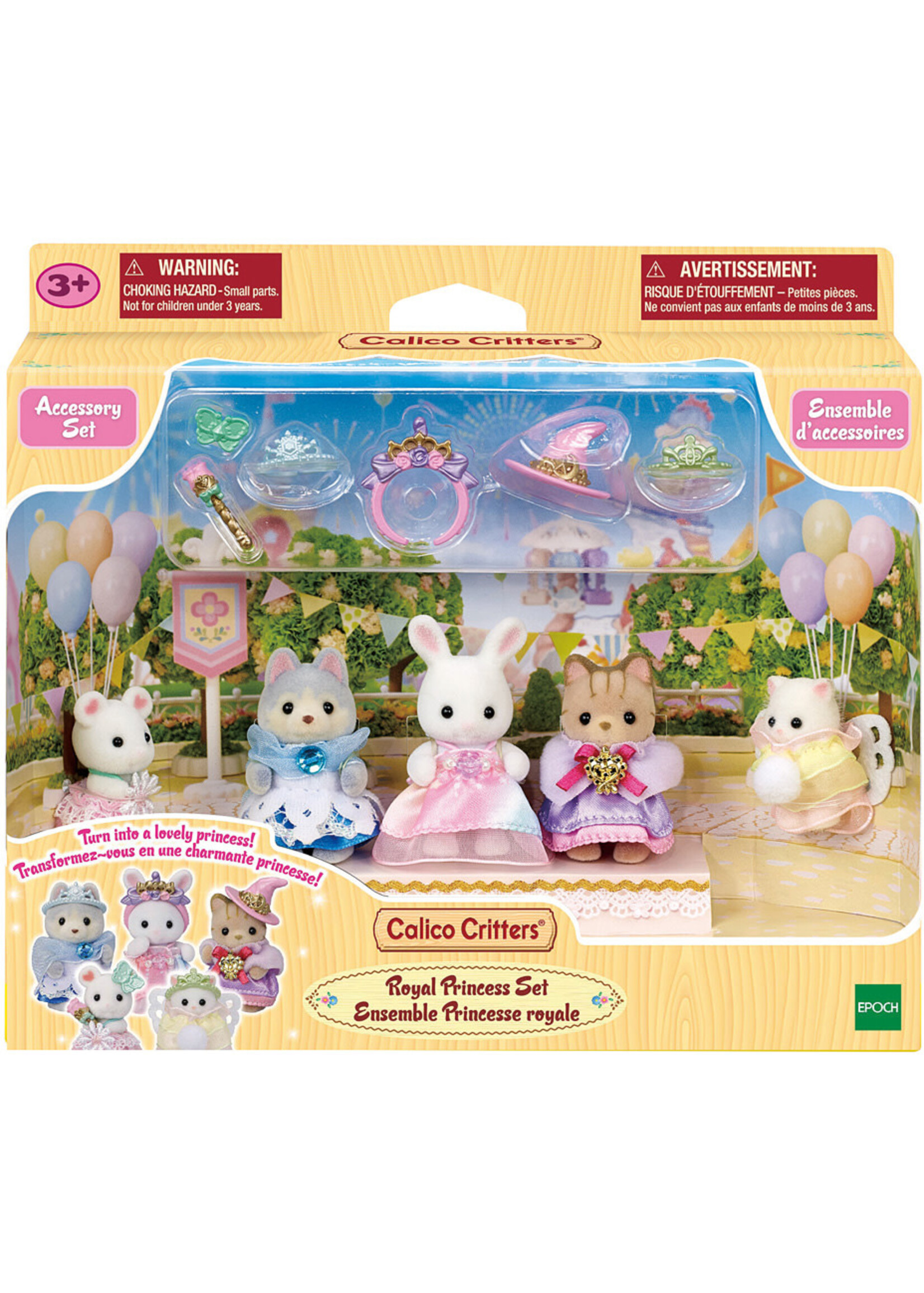 EPOCH (CALICO CRITTER & KIDOOZIE) CC ROYAL PRINCESS SET