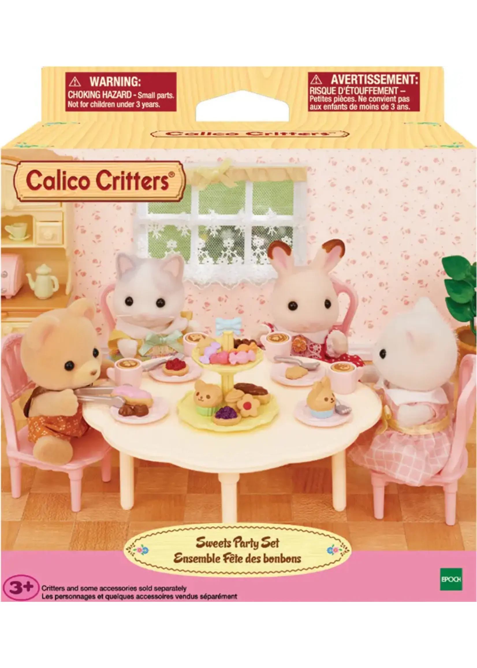 EPOCH (CALICO CRITTER & KIDOOZIE) CC SWEETS PARTY SET
