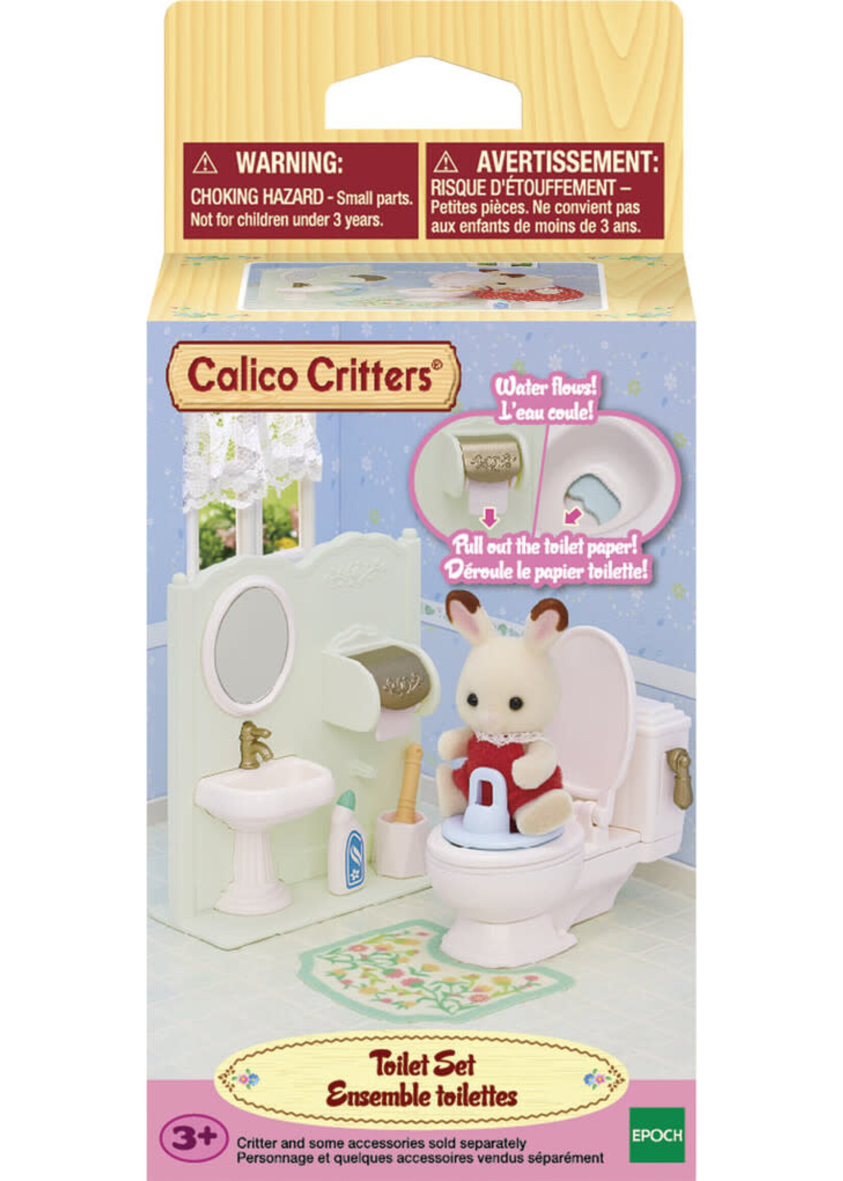 EPOCH (CALICO CRITTER & KIDOOZIE) CC TOILET SET
