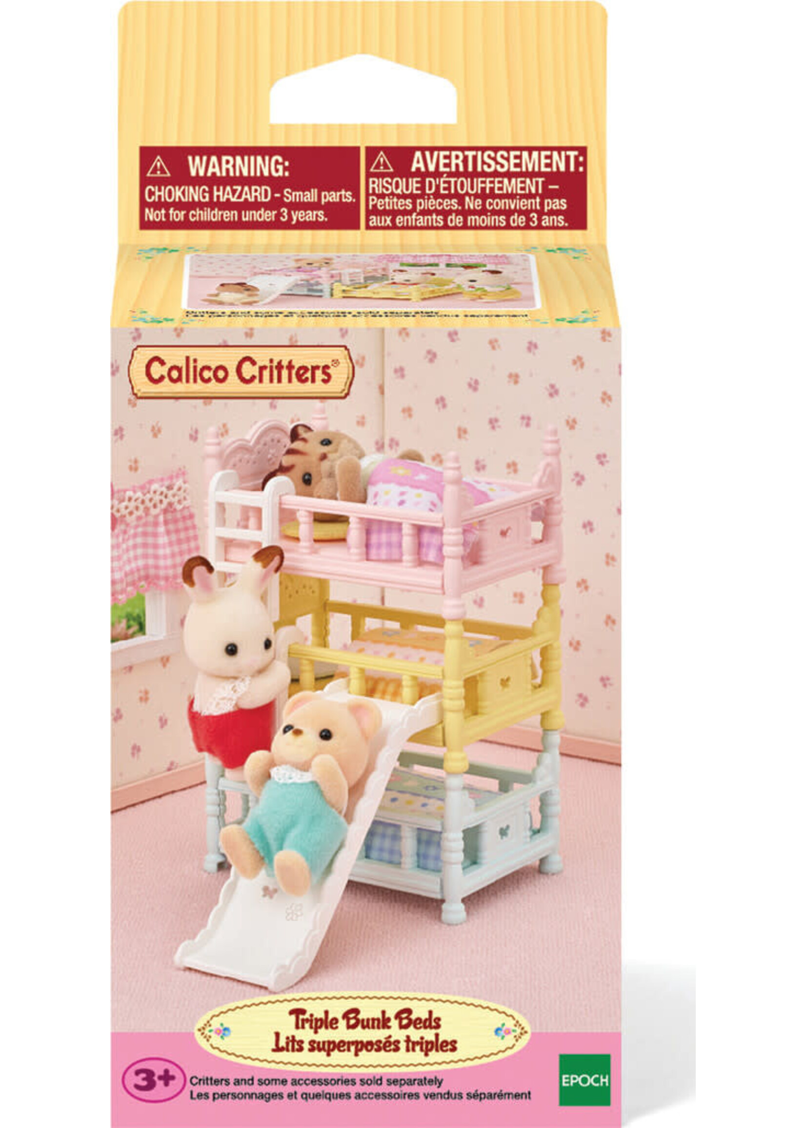 EPOCH (CALICO CRITTER & KIDOOZIE) CC TRIPLE BUNK BEDS