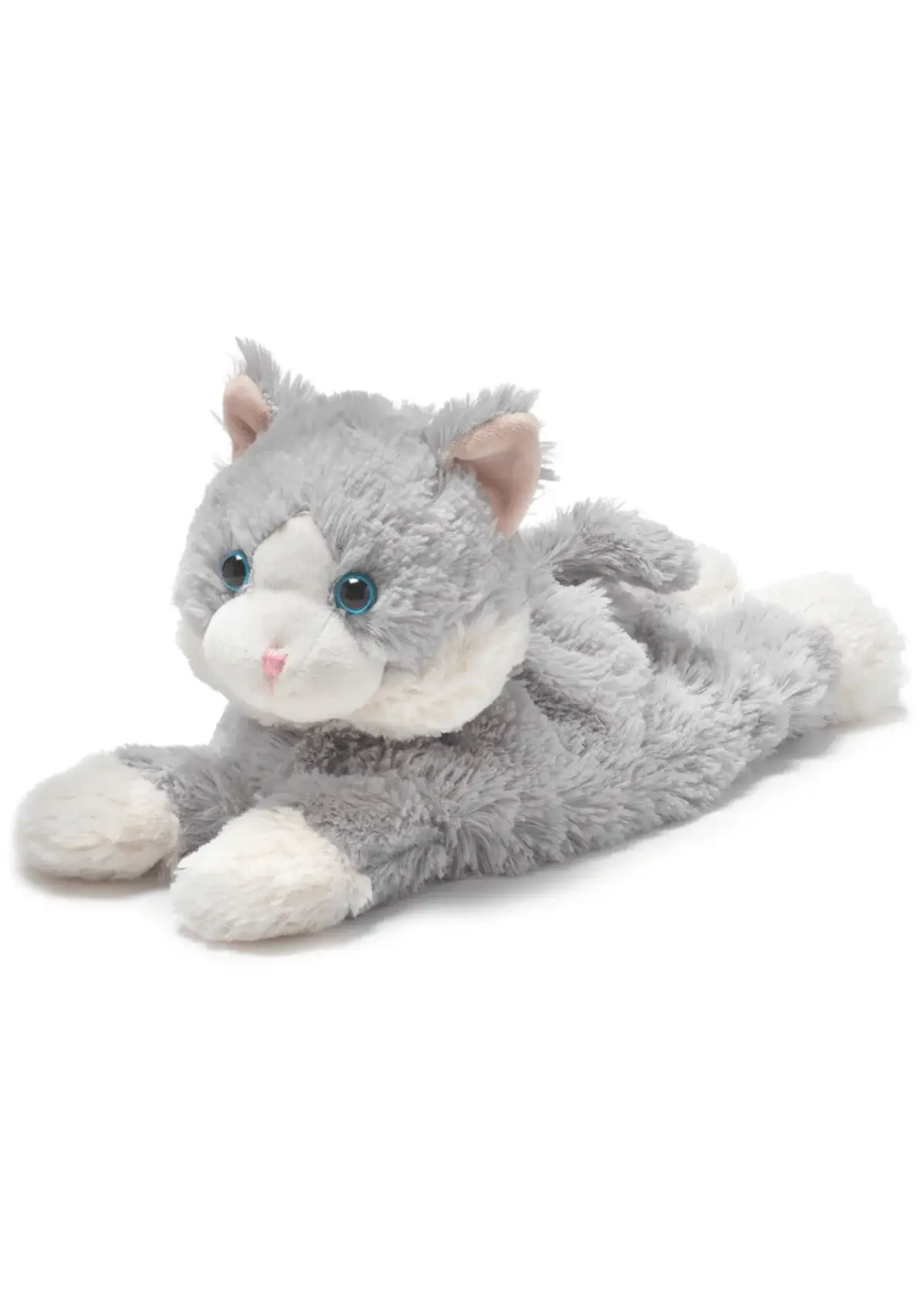 INTELEX (WARMIES) PLUSH WARMIES LAYING DOWN GRAY CAT