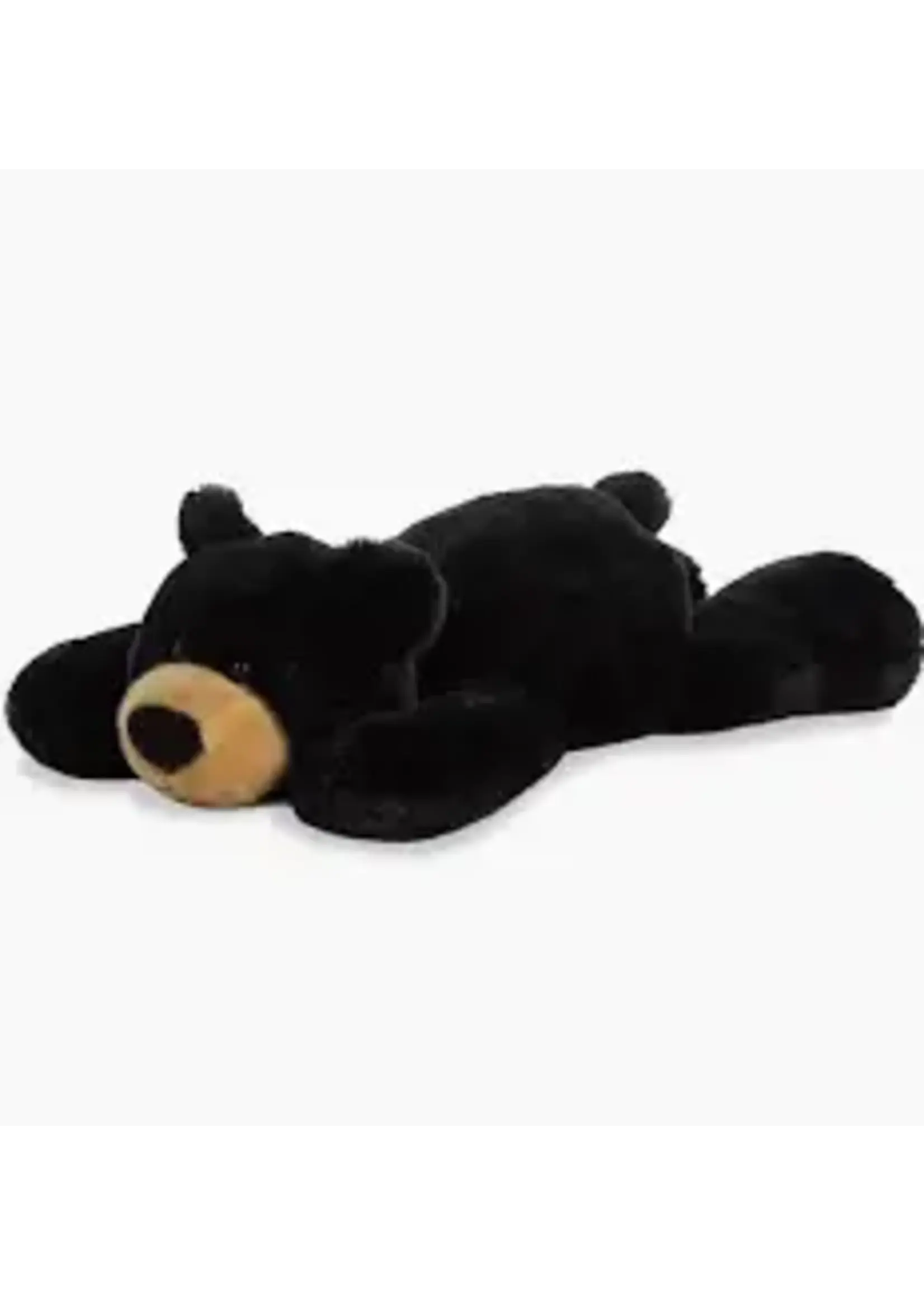 AURORA PLUSH HUGGA WUGGA BEAR BLACK