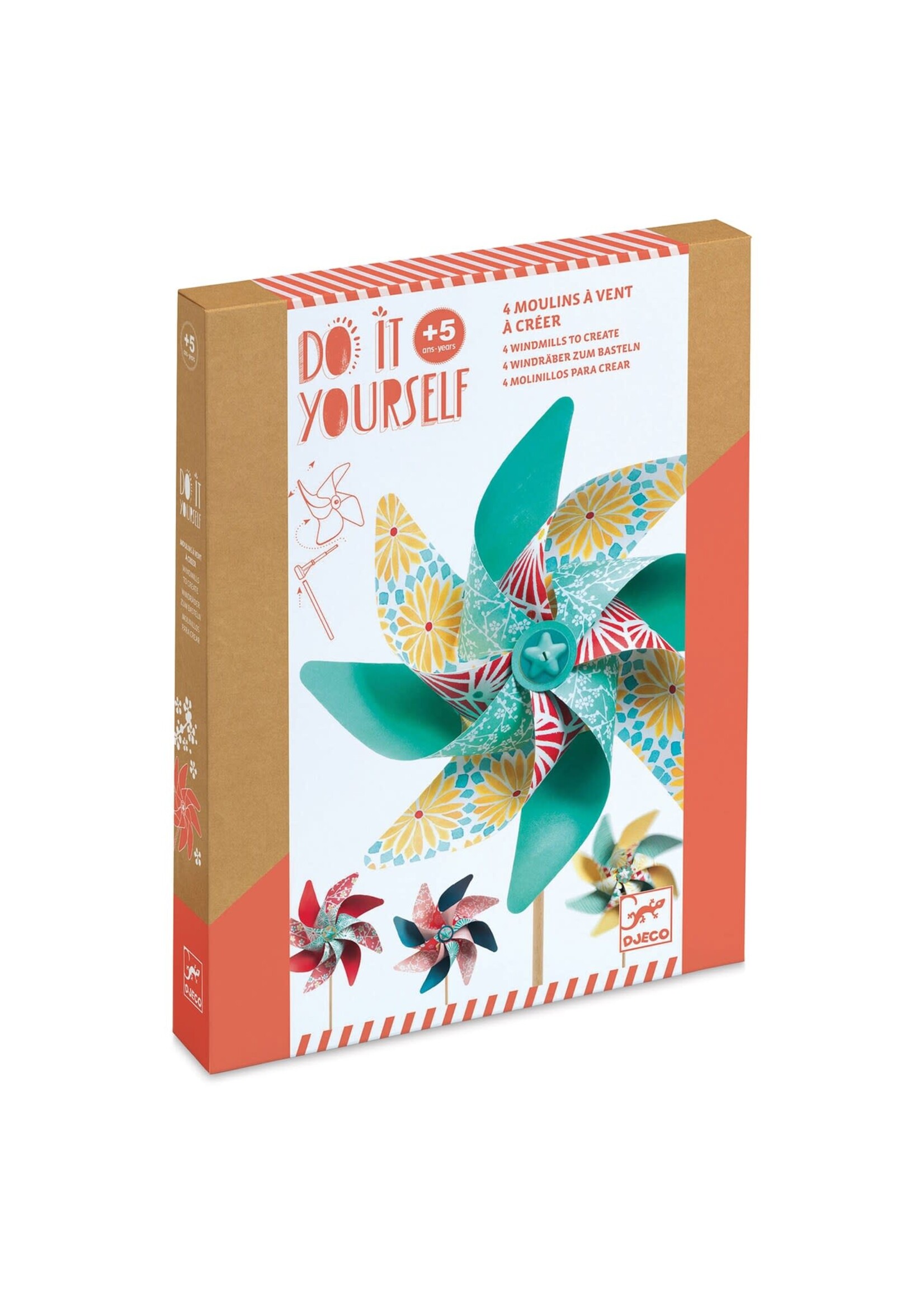 DJECO DJ DIY WINDMILLS CRAFT