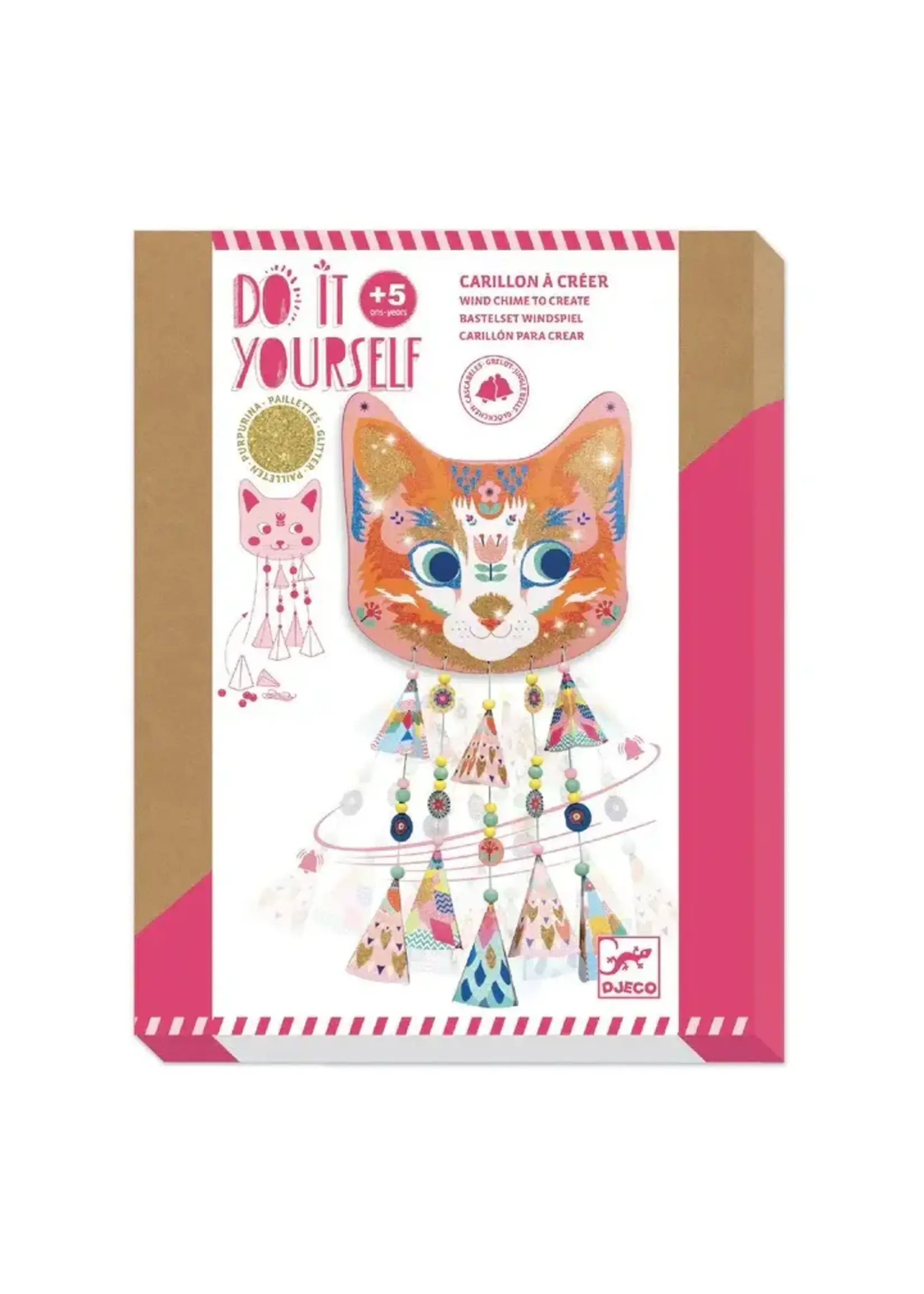 DJECO DJ KITTY WIND CHIME