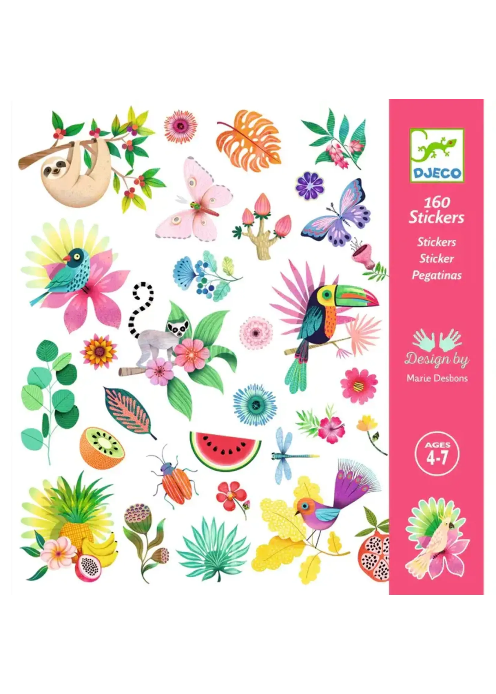 DJECO DJ STICKERS PARADISE