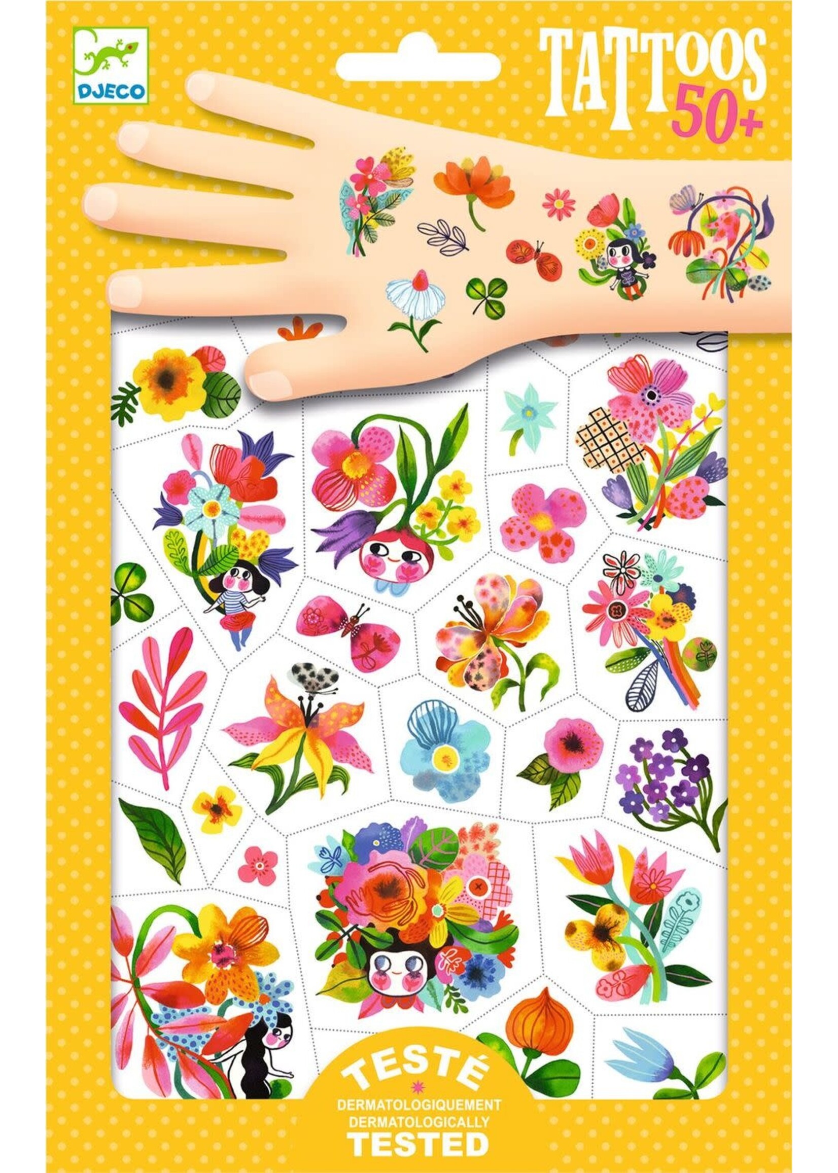DJECO DJ TATTOOS AQUA FLOR