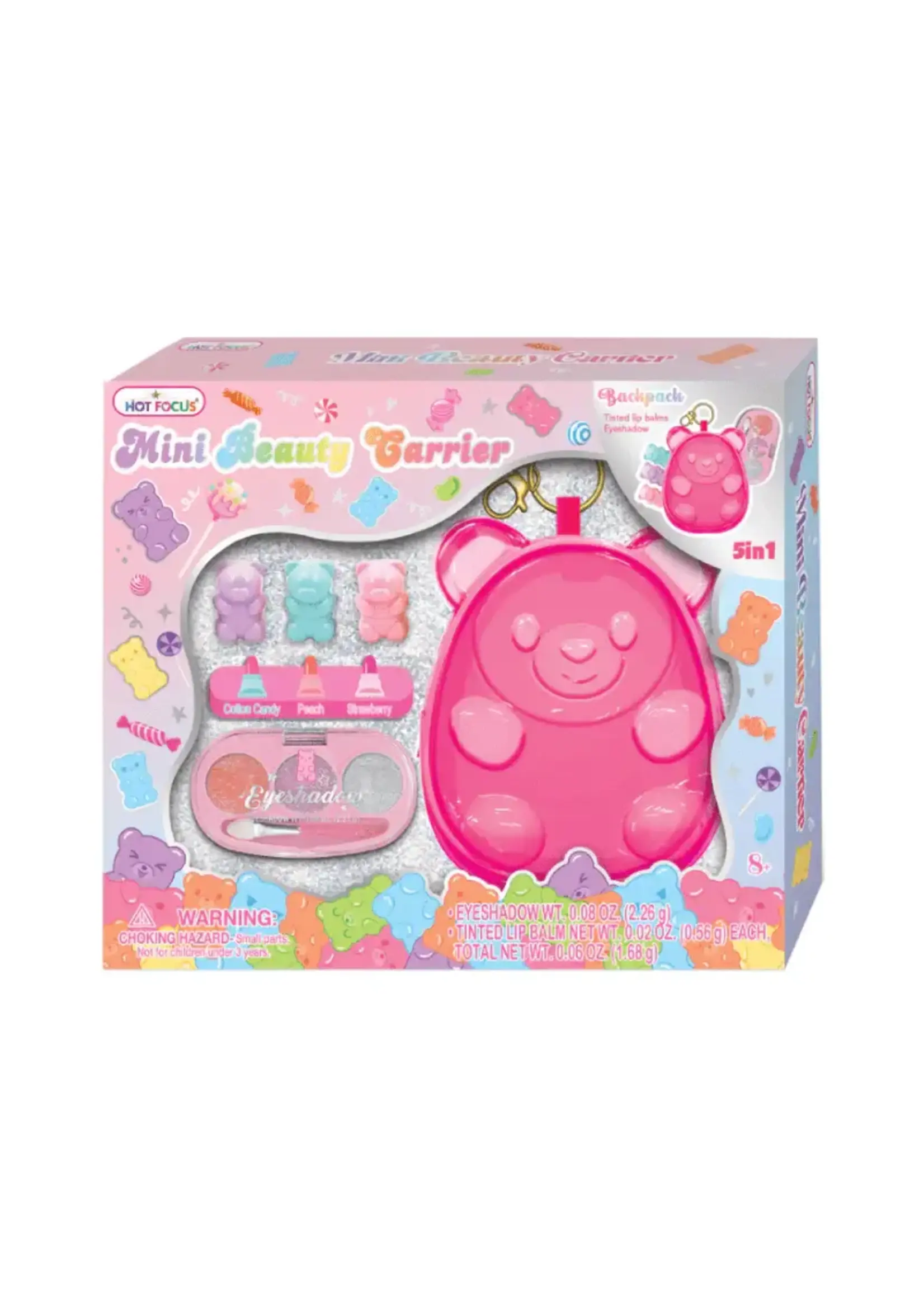 HOT FOCUS MINI BEAUTY CARRIER GUMMY BEAR