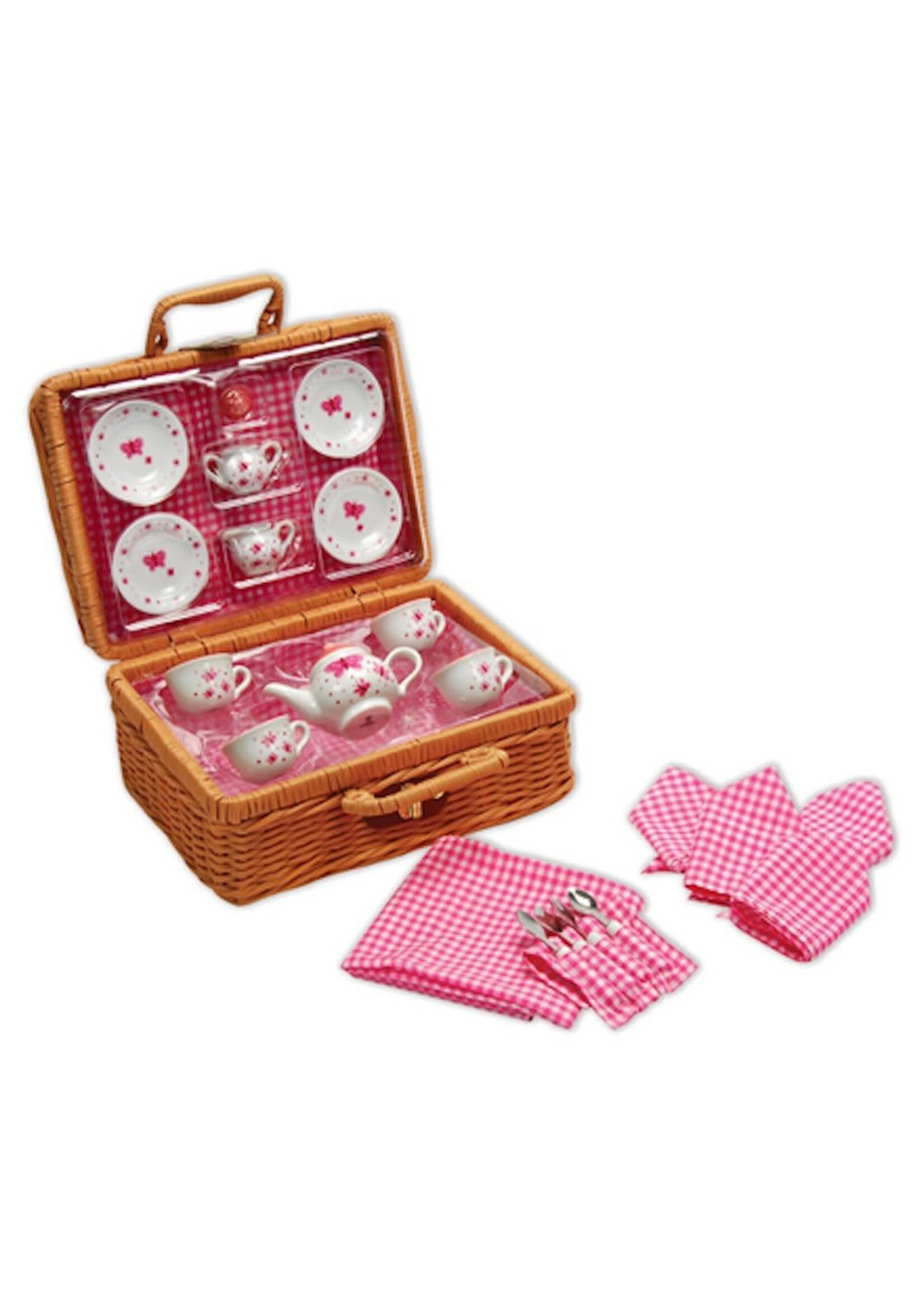 SCHYLLING SC BUTTERFLY TEA SET BASKET
