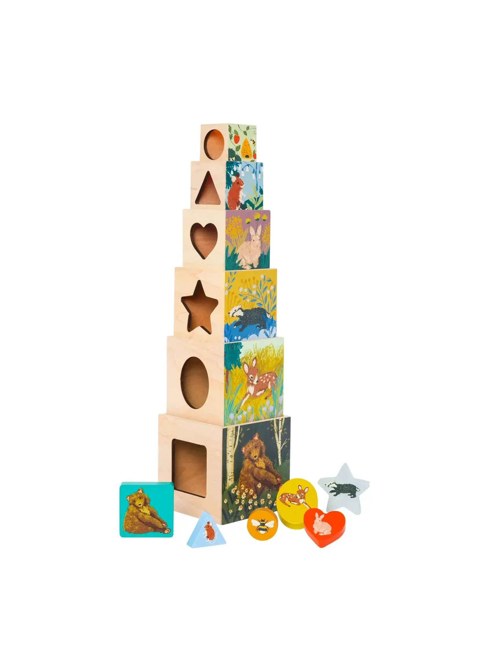 MANHATTAN TOY ENCHANTED FOREST STACKING BLOCKS