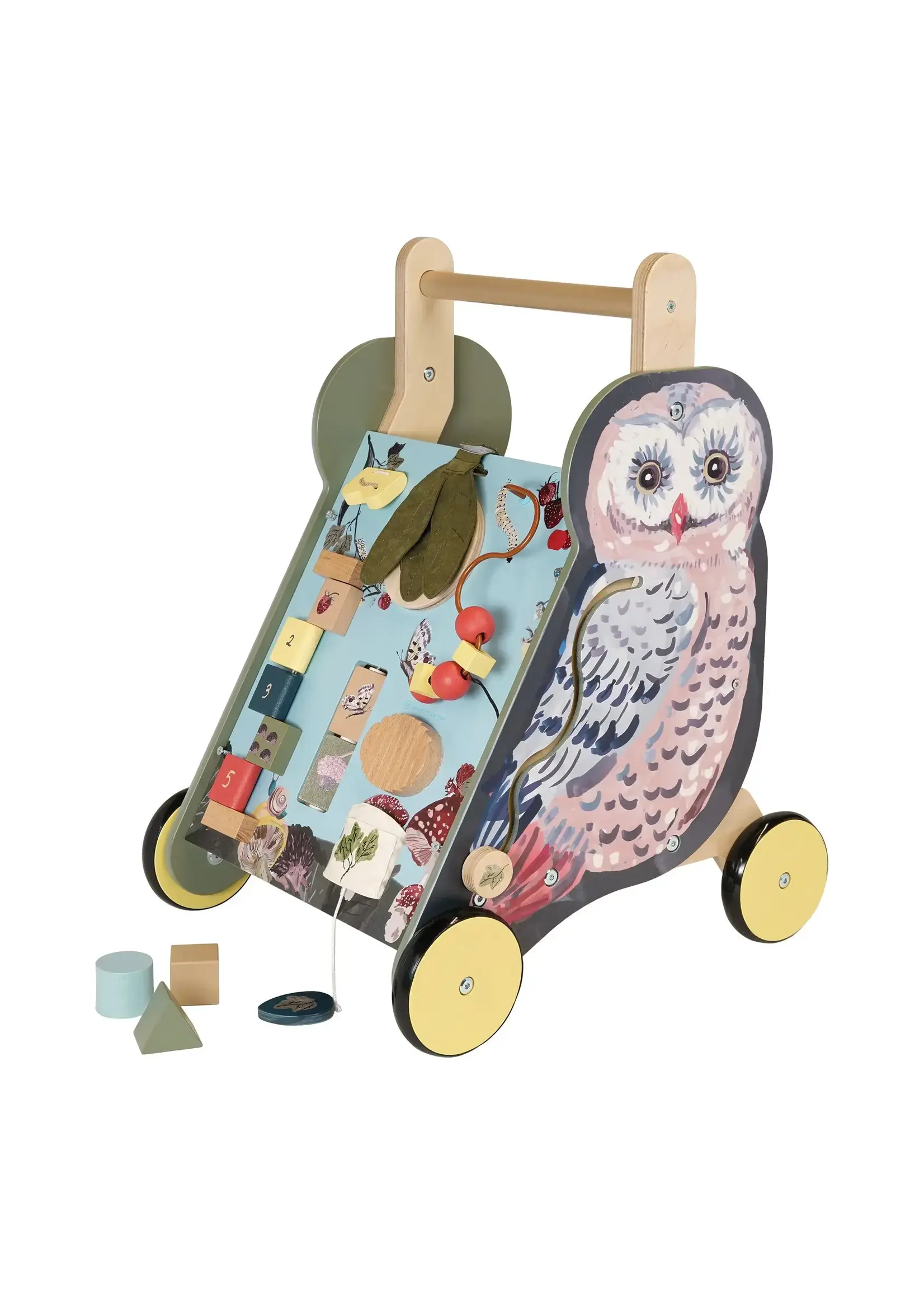 MANHATTAN TOY WILDWOODS OWL PUSH-CART