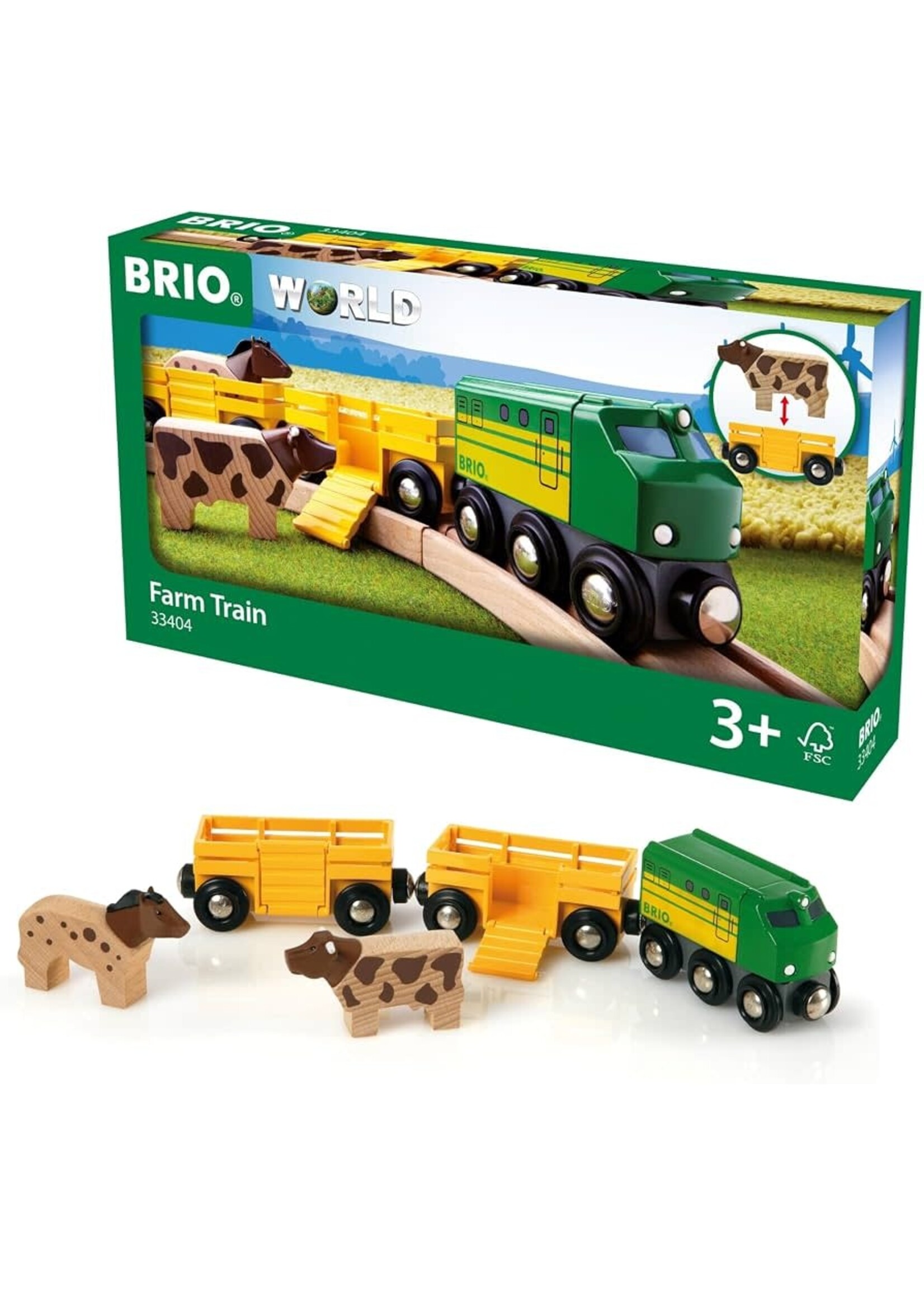 RAVENSBURGER BRIO FARM TRAIN