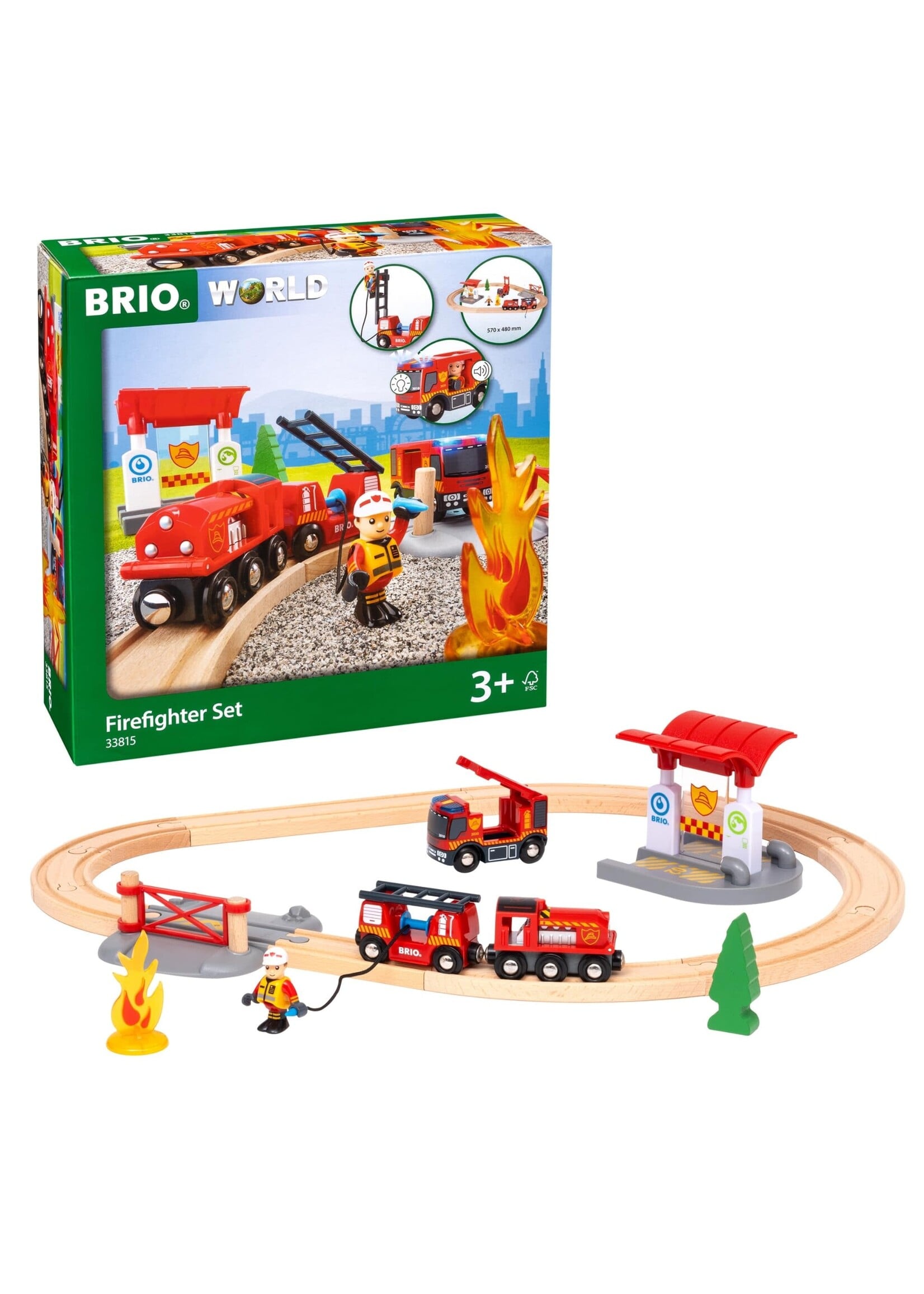 RAVENSBURGER BRIO FIREFIGHTER SET