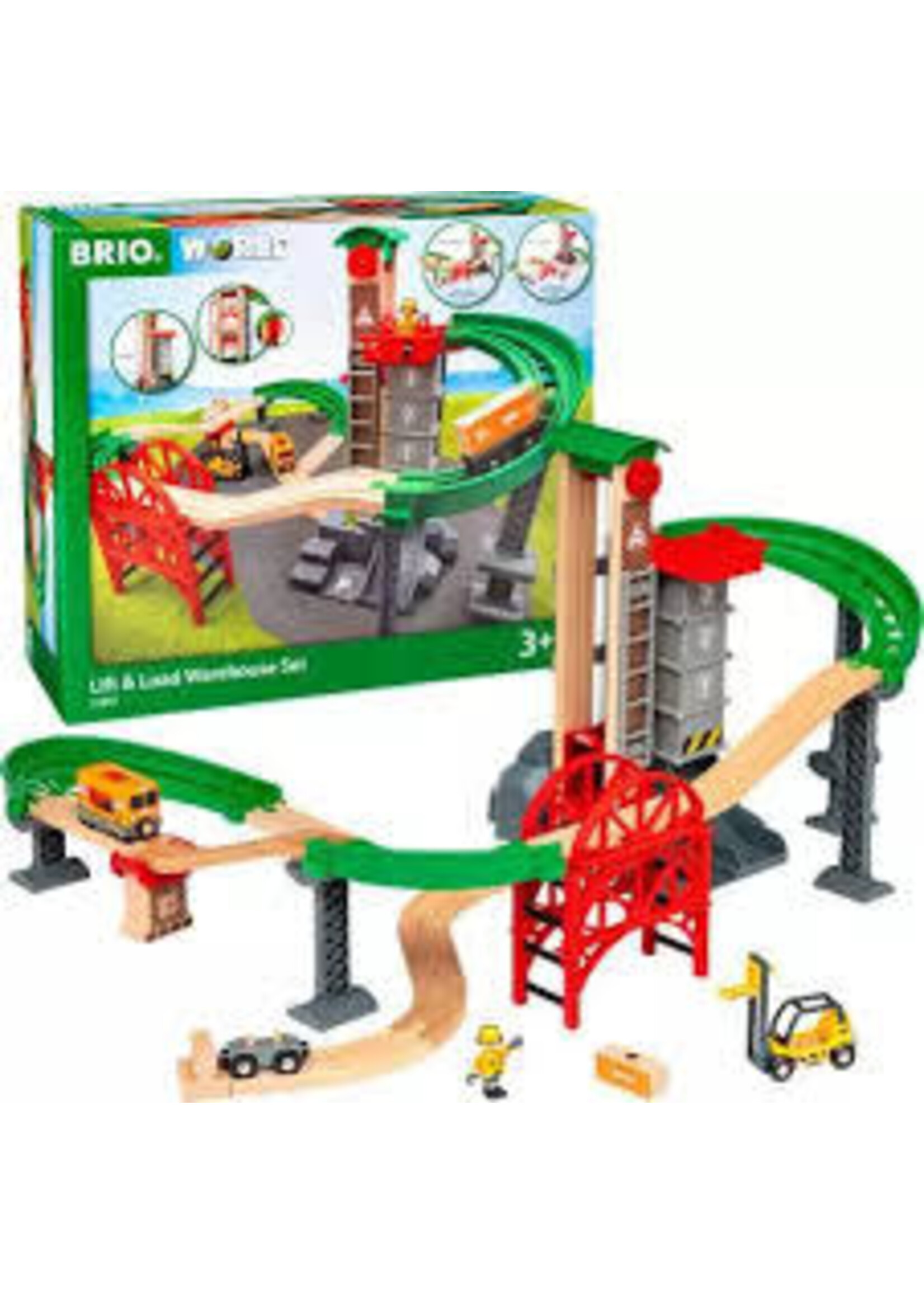 RAVENSBURGER BRIO LIFT AND LOAD WAREHOUSE SET