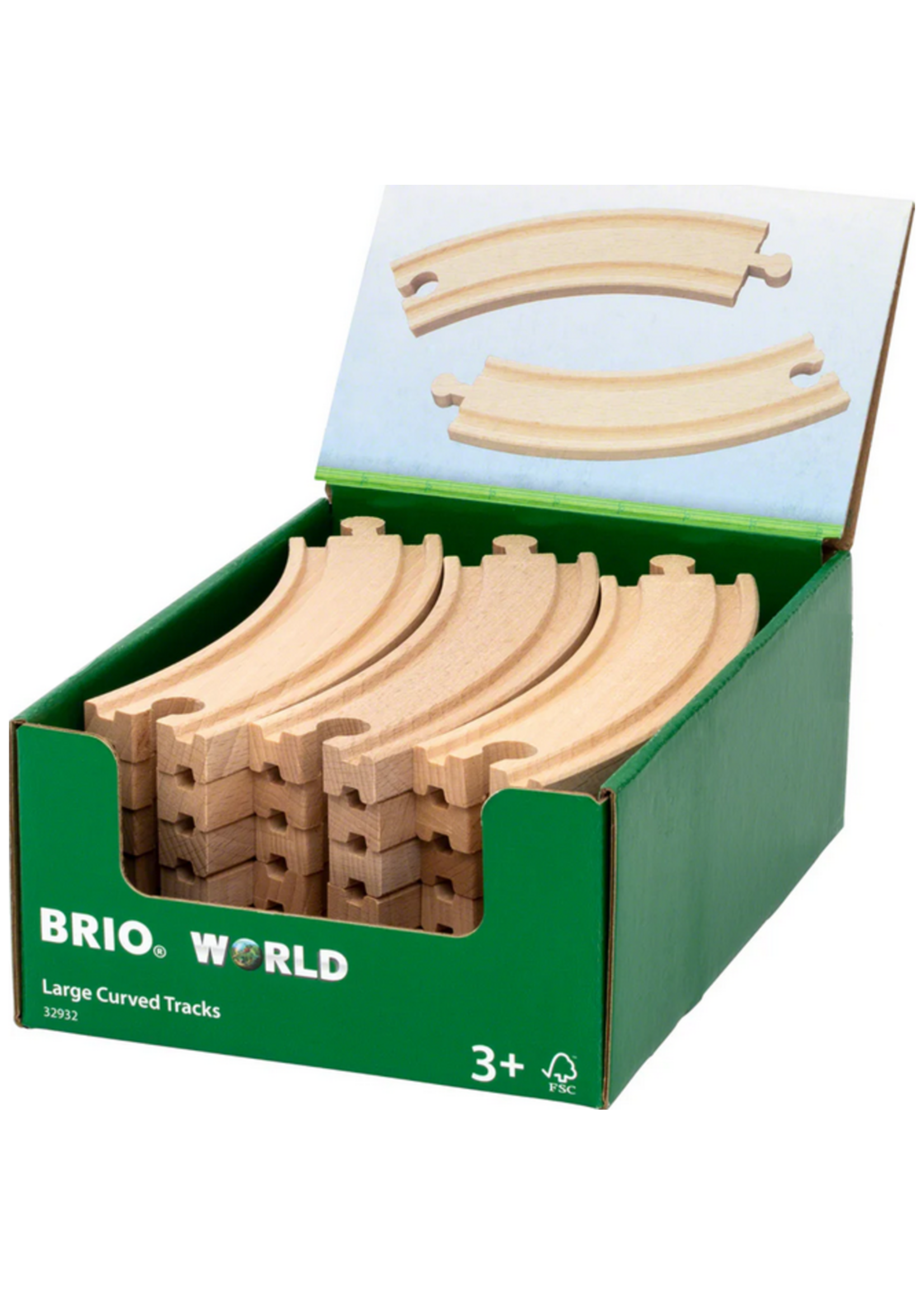 RAVENSBURGER BRIO LONG CURVED TRACK