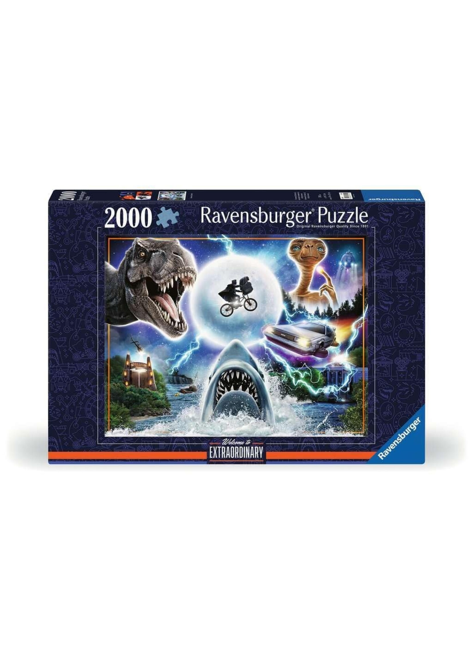 RAVENSBURGER PUZZLE  2000 PCS UNIVERSAL AND AMBLIN