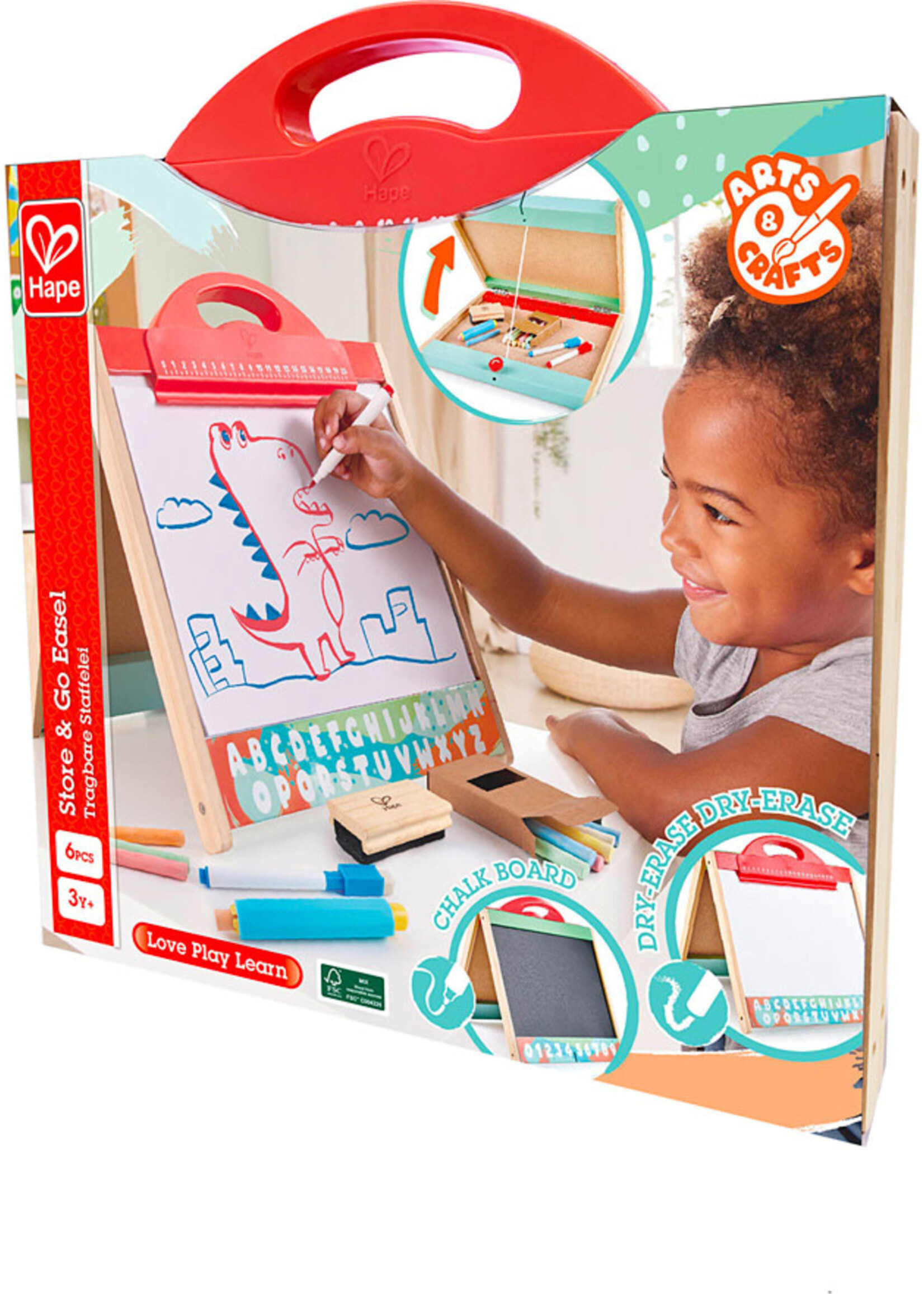 HAPE HAPE STORE AND GO EASEL