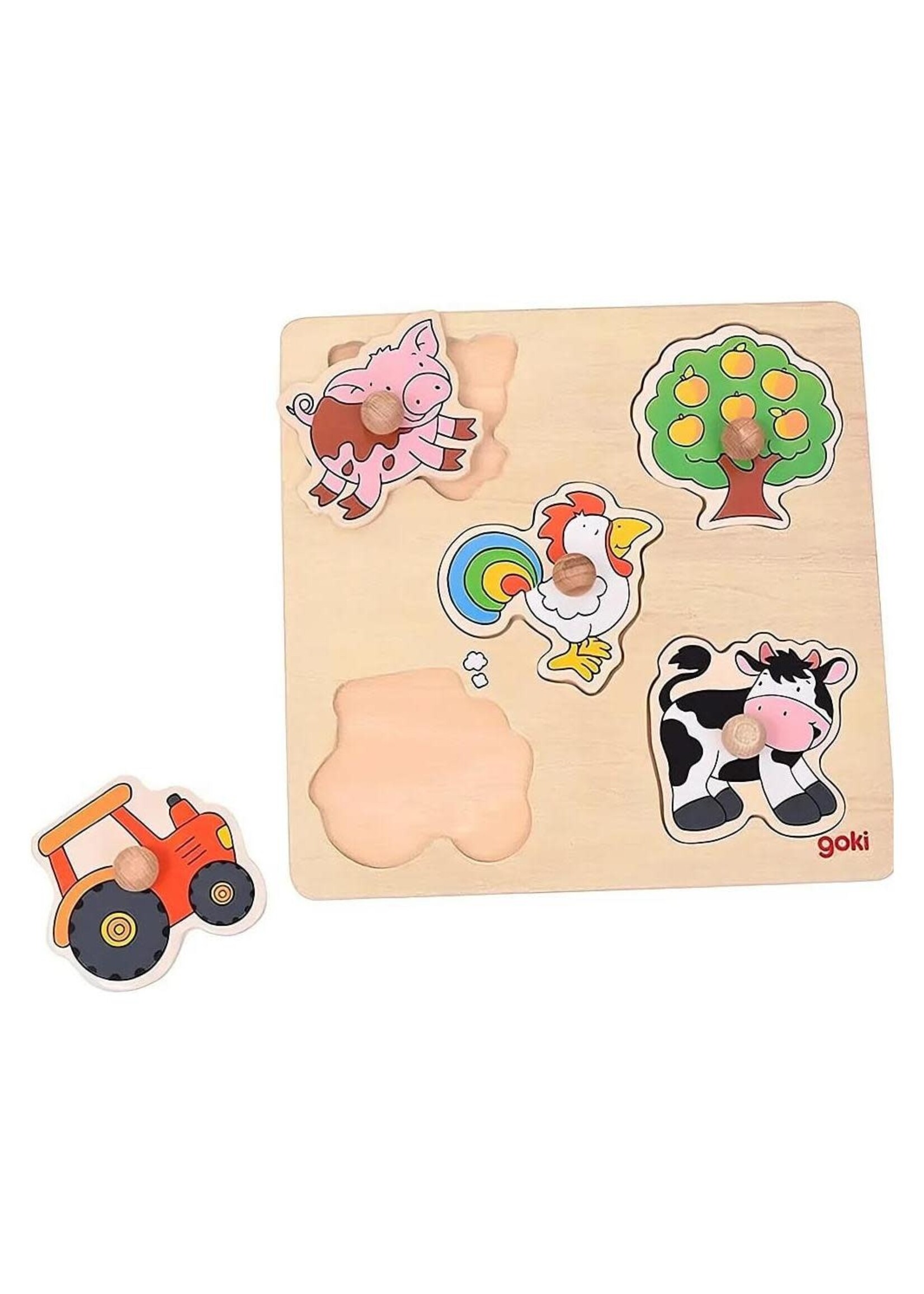 GOKI GOKI WOODEN PUZZLE IN THE COUNTRYSIDE