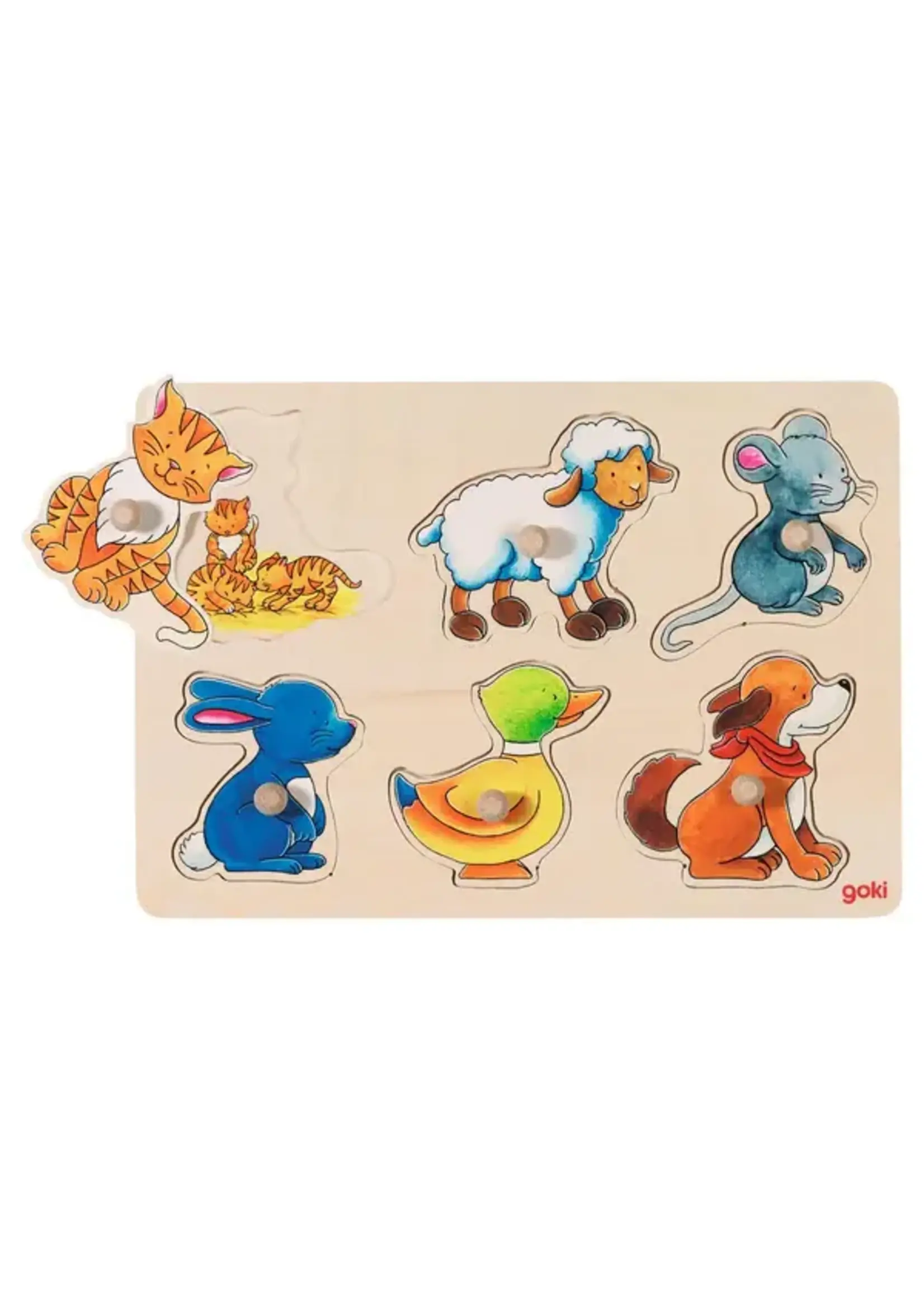GOKI GOKI WOODEN PUZZLE MOTHER AND BABY