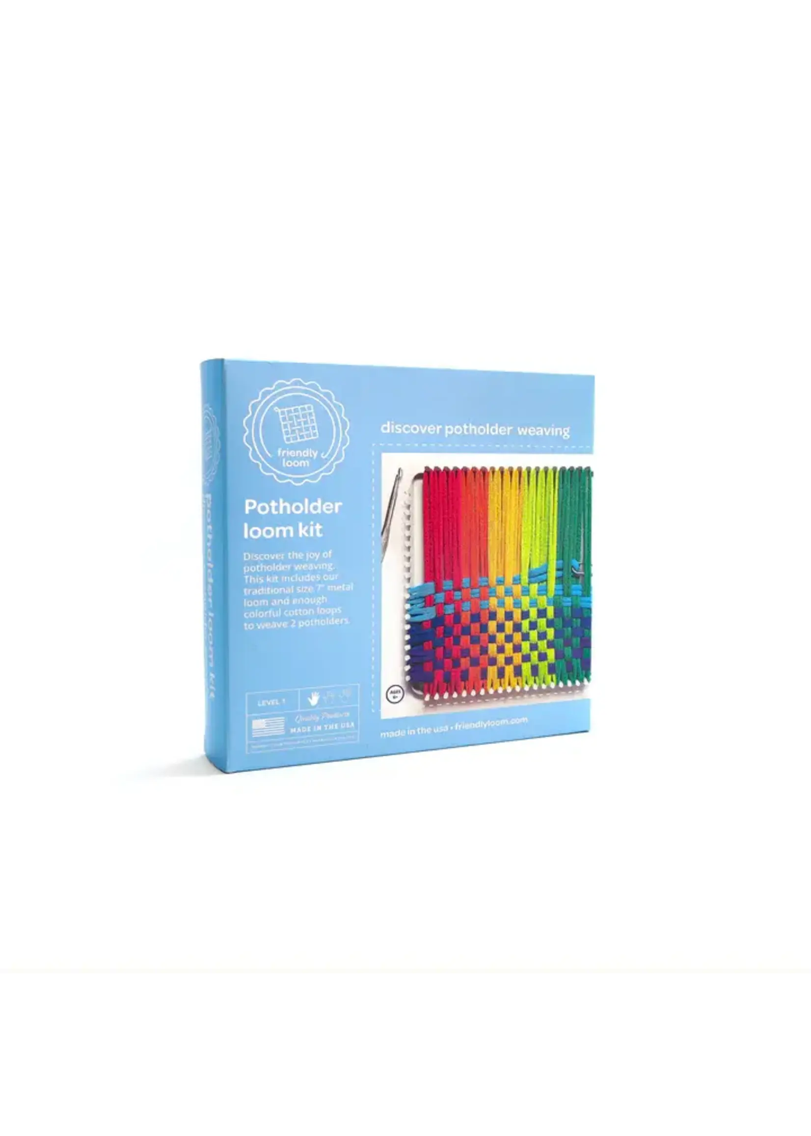 FRIENDLY LOOM POTHOLDER LOOM TRADITIONAL