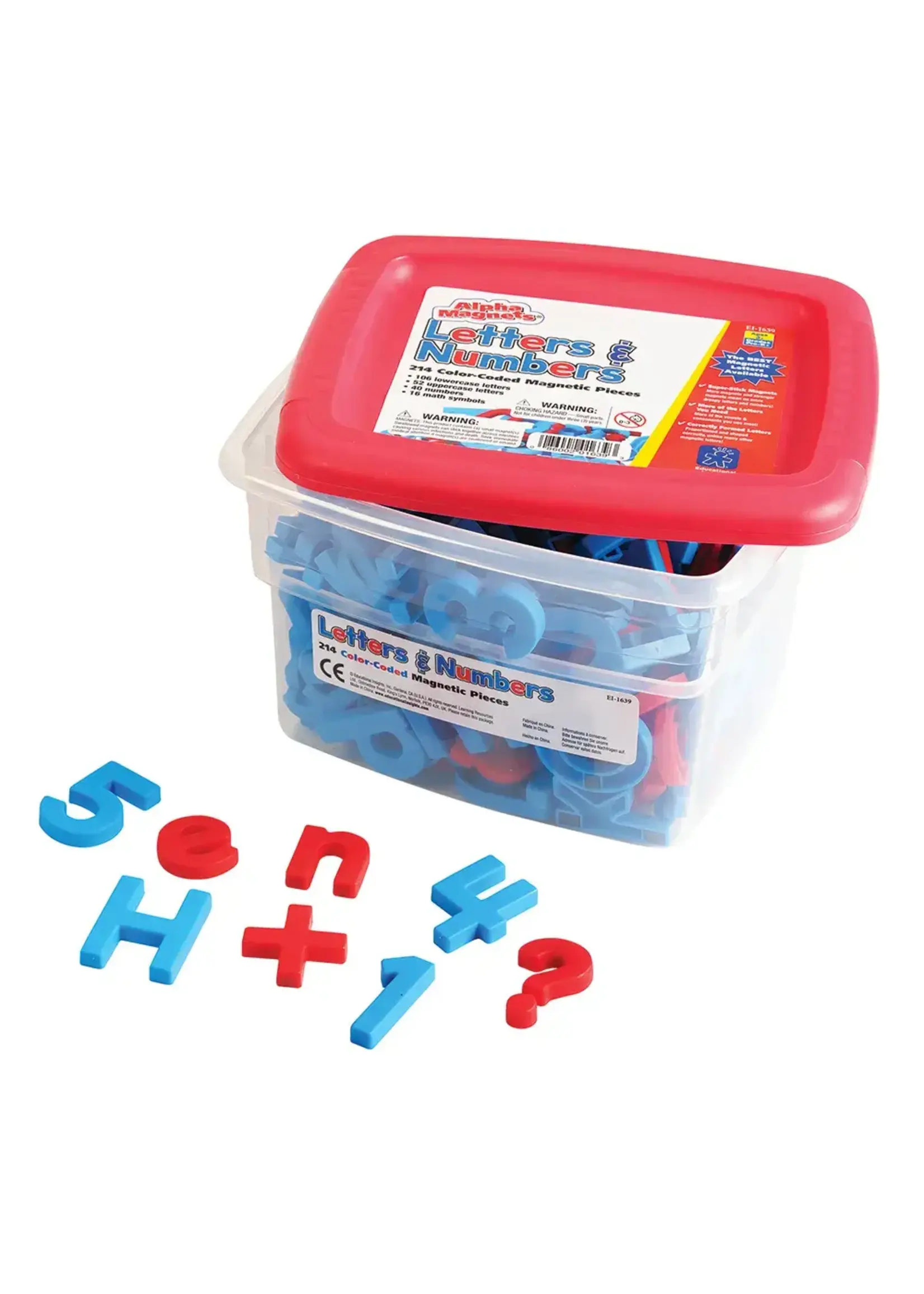 LR LETTERS & NUMBERS 214 PCS