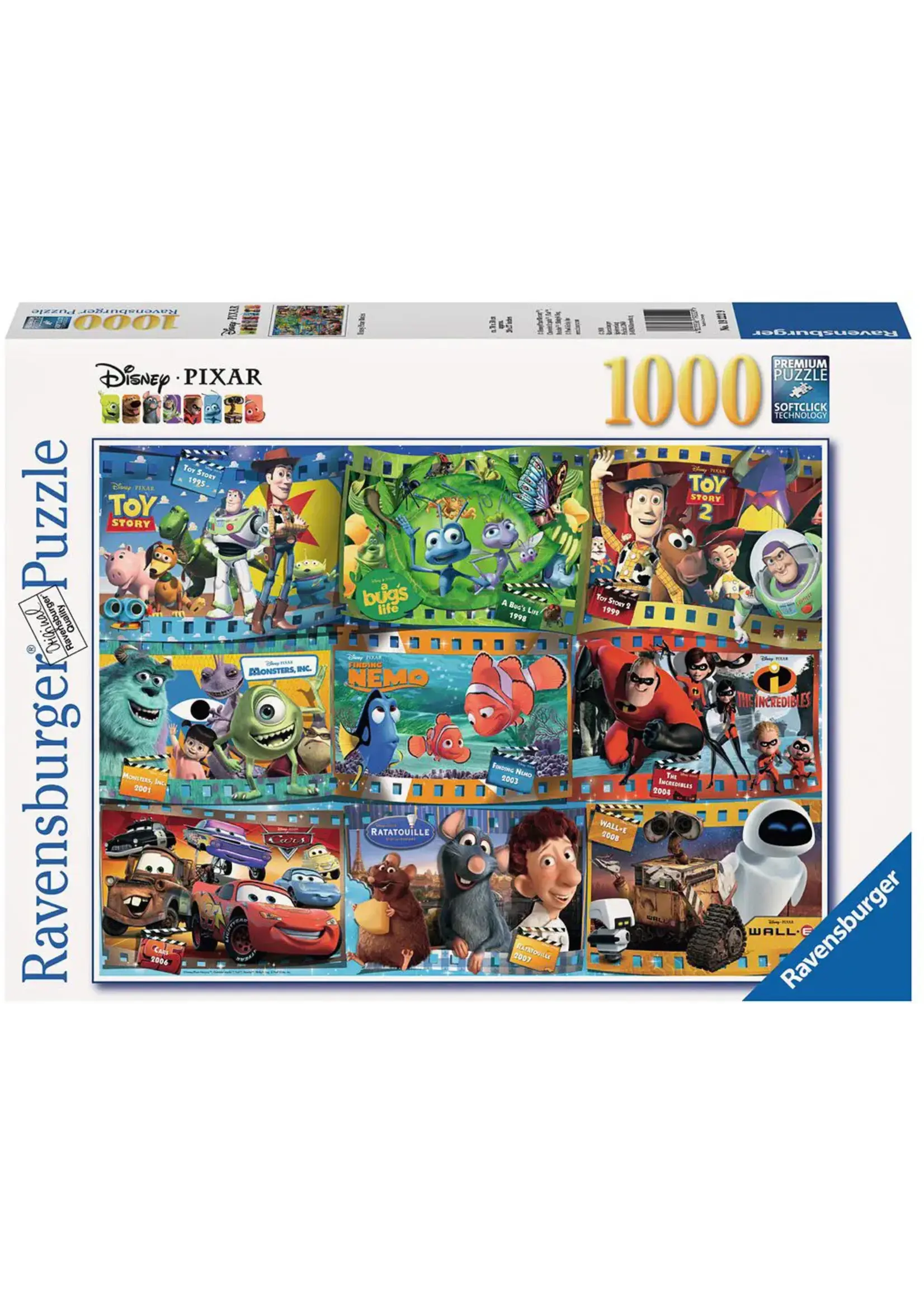 RAVENSBURGER PUZZLE 1000 PCS DISNEY PIXAR MOVIES