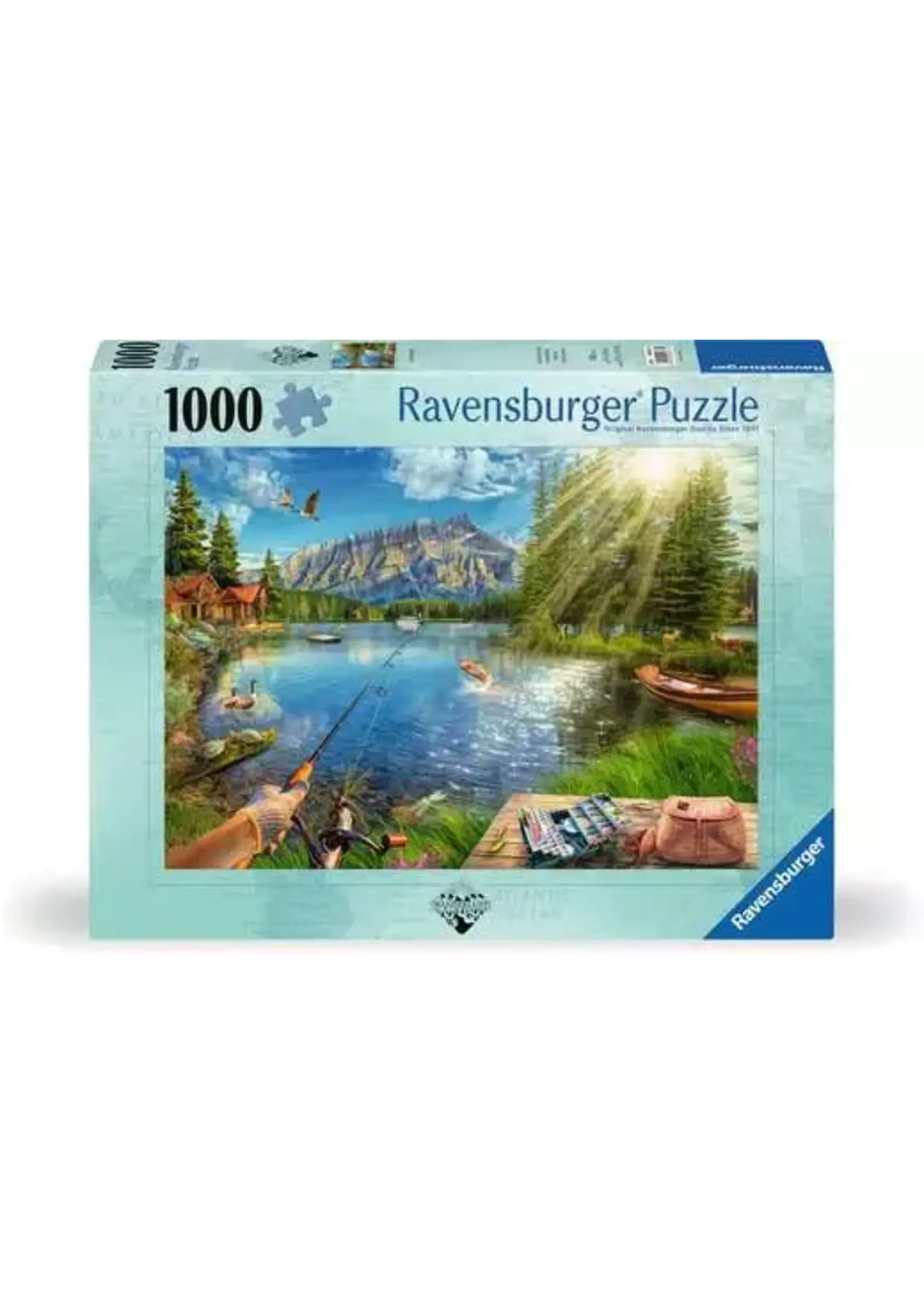 RAVENSBURGER PUZZLE 1000 PCS LIFE AT THE LAKE