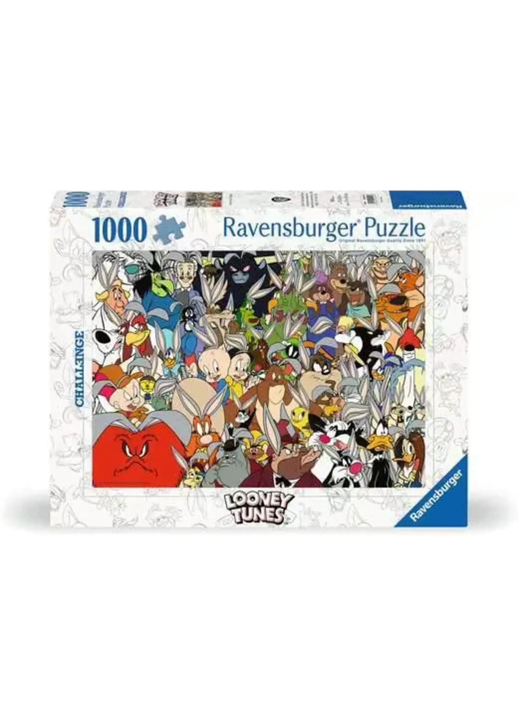 RAVENSBURGER PUZZLE 1000 PCS LOONEY TUNES CHALLENGE