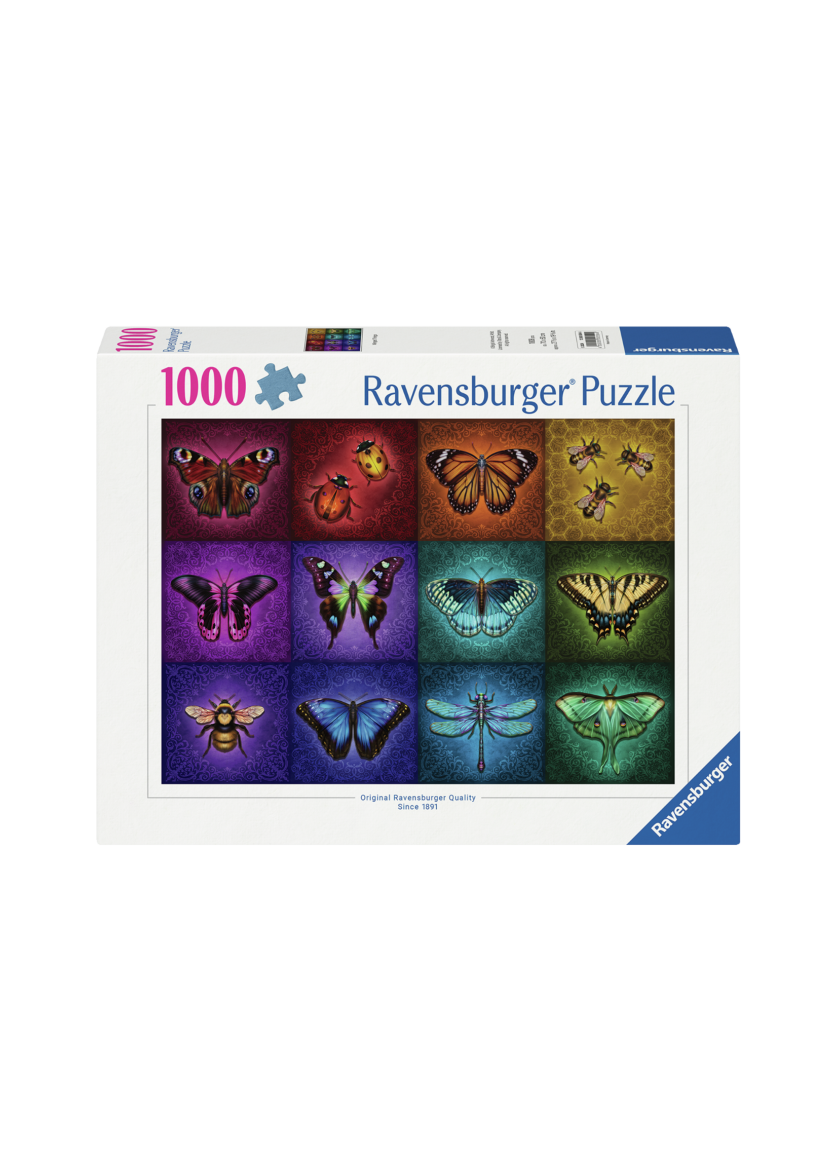 RAVENSBURGER PUZZLE 1000 PCS WINGED THINGS