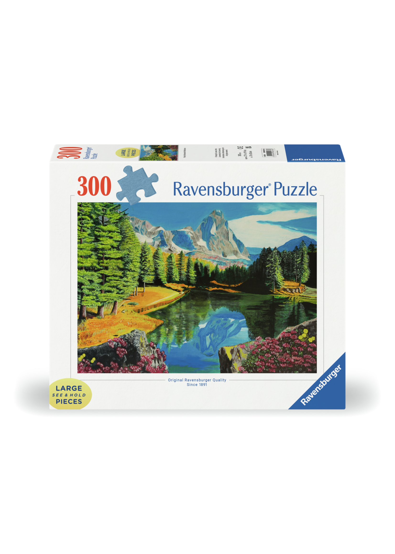 RAVENSBURGER PUZZLE 300 PCS ROCKY MOUNTAINS REFLECTION