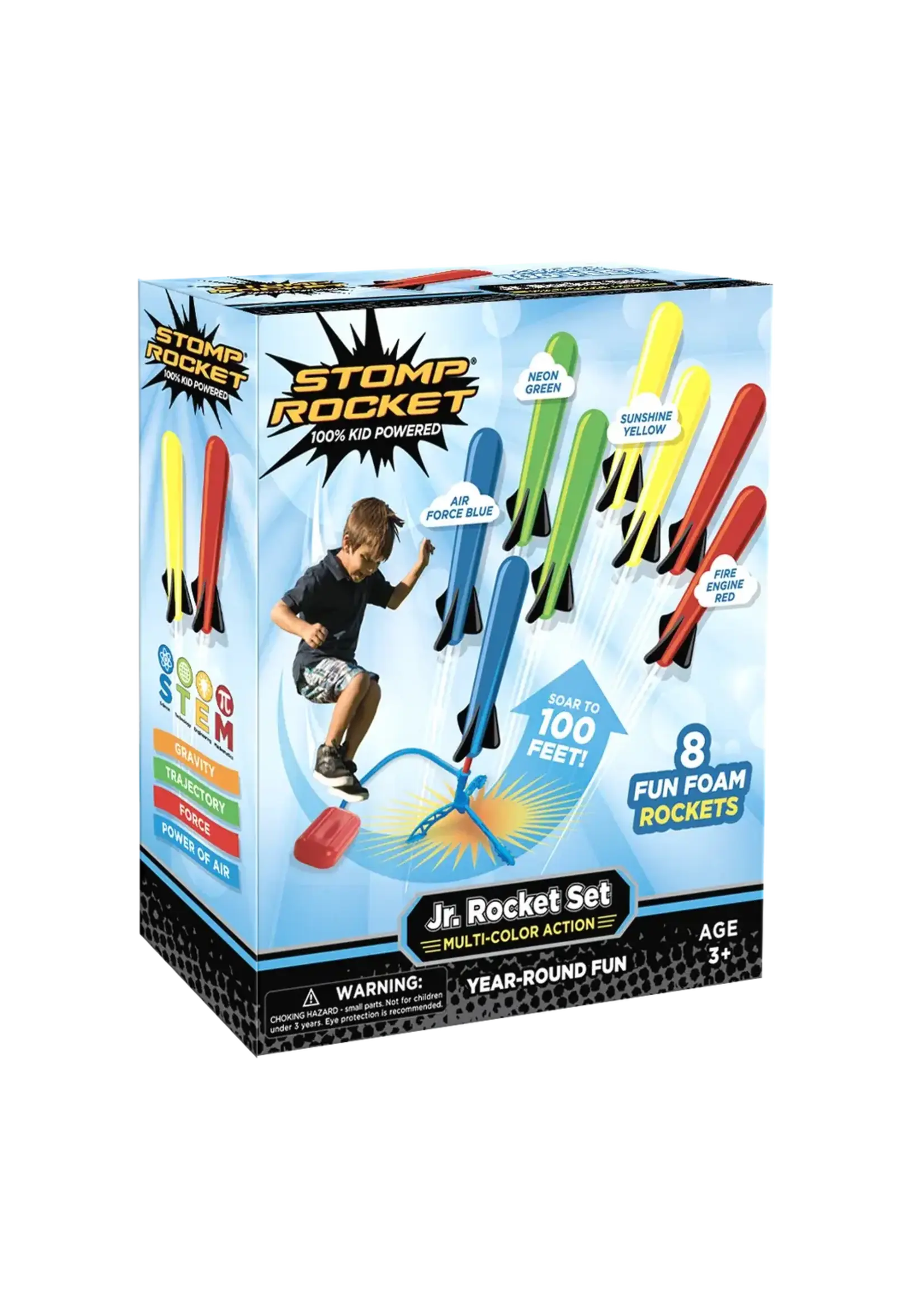 STOMP ROCKET JR. RAINBOW ROCKET 8 PACK