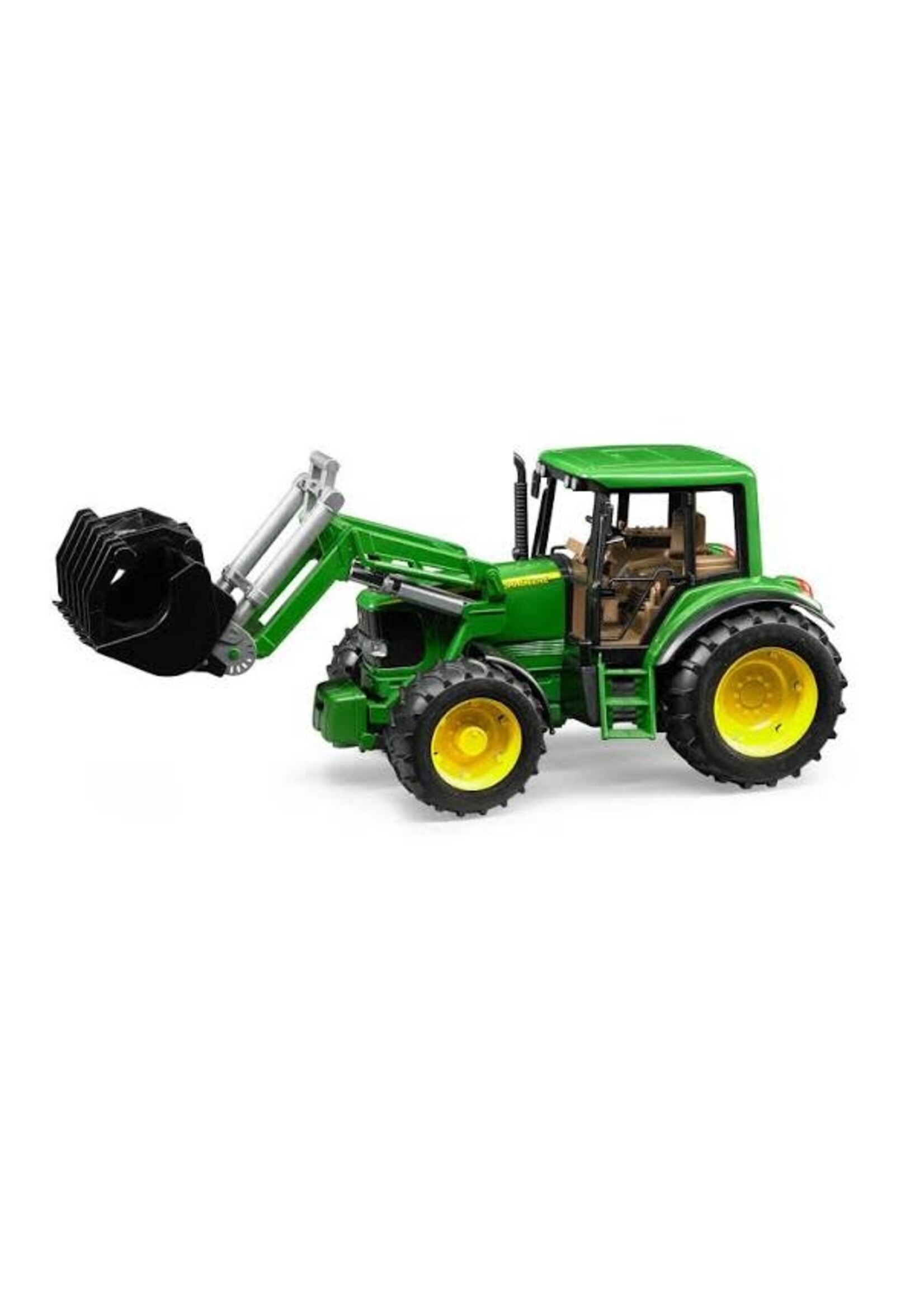 BRUDER JOHN DEERE TRACTOR W FRONT LOADER