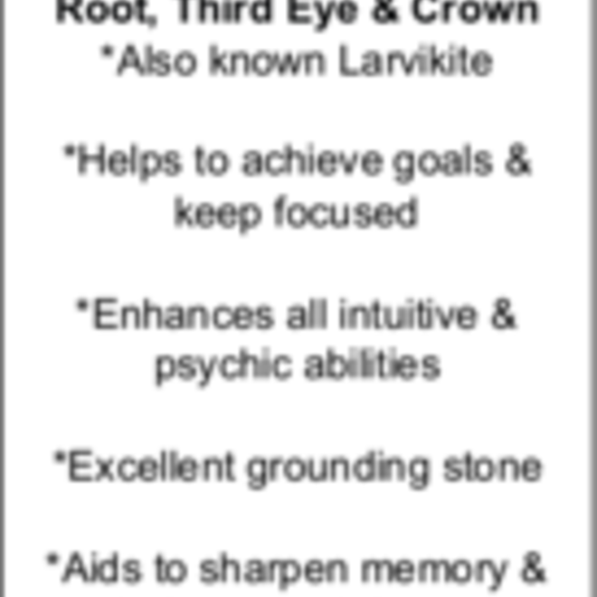 Black Labradorite/Larvakite Bracelet- 8mm