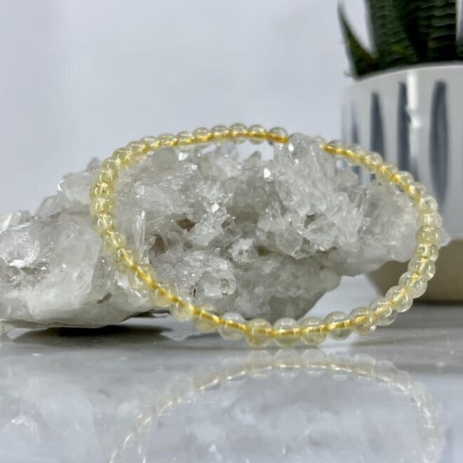 Citrine Bracelet -4mm