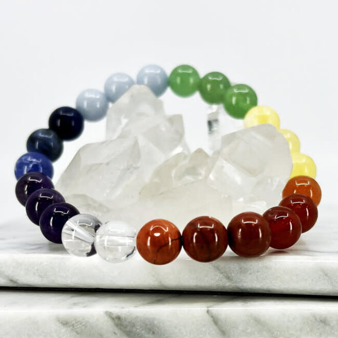 Chakra Beaded Bracelet -8mm