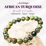 African Turquoise Bracelet -8mm