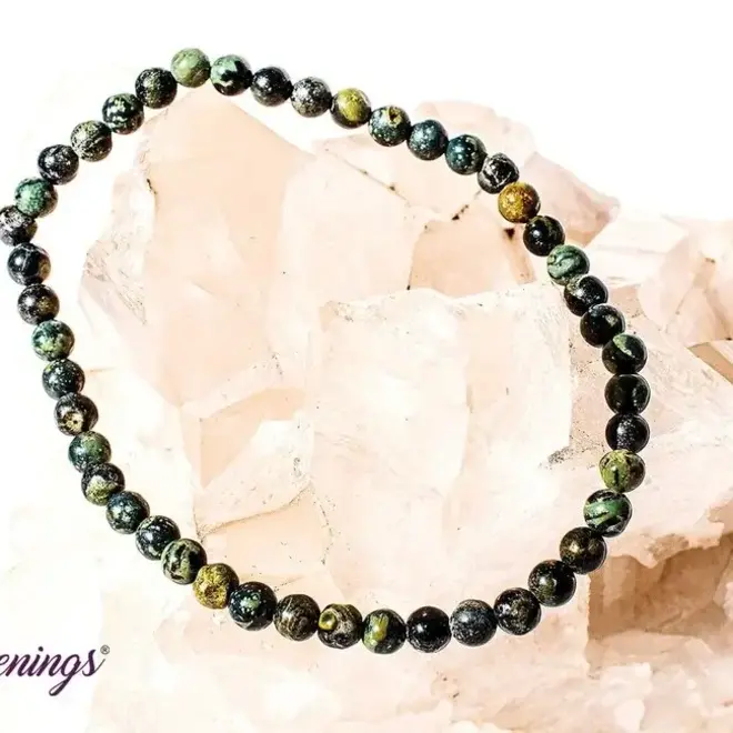 Crocodile (Kambaba) Jasper Bracelet 4mm