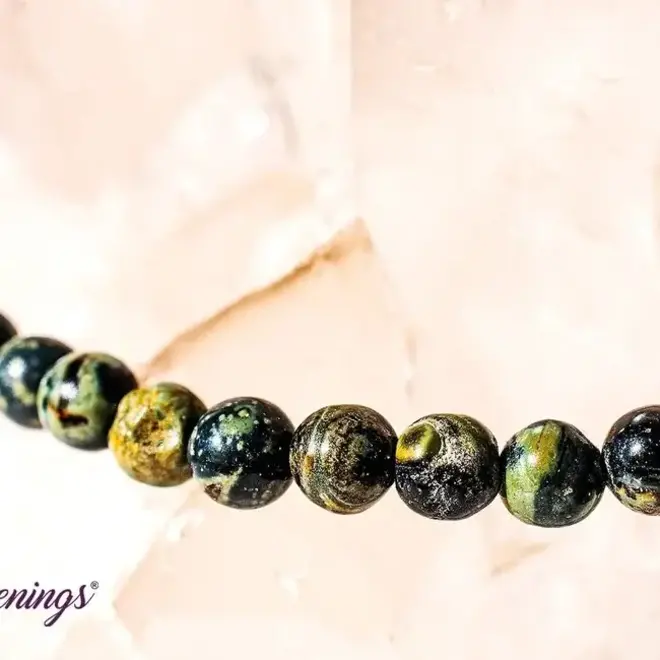 Crocodile (Kambaba) Jasper Bracelet 4mm
