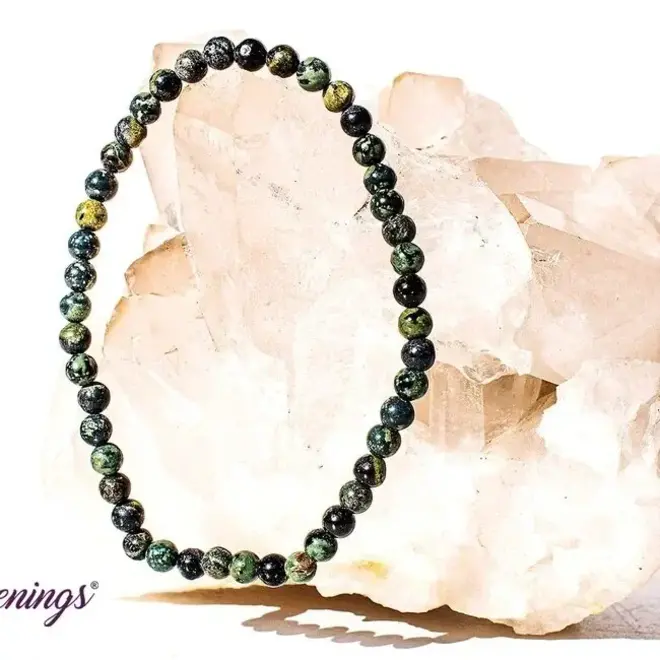 Crocodile (Kambaba) Jasper Bracelet 4mm