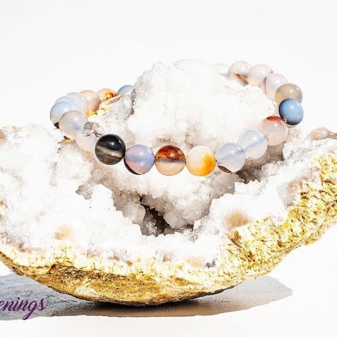 Dendric Agate Bracelet 8mm