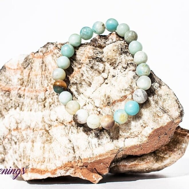 Mixed Amazonite Bracelet 8mm