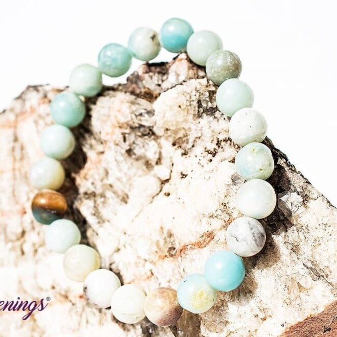 Mixed Amazonite Bracelet 8mm