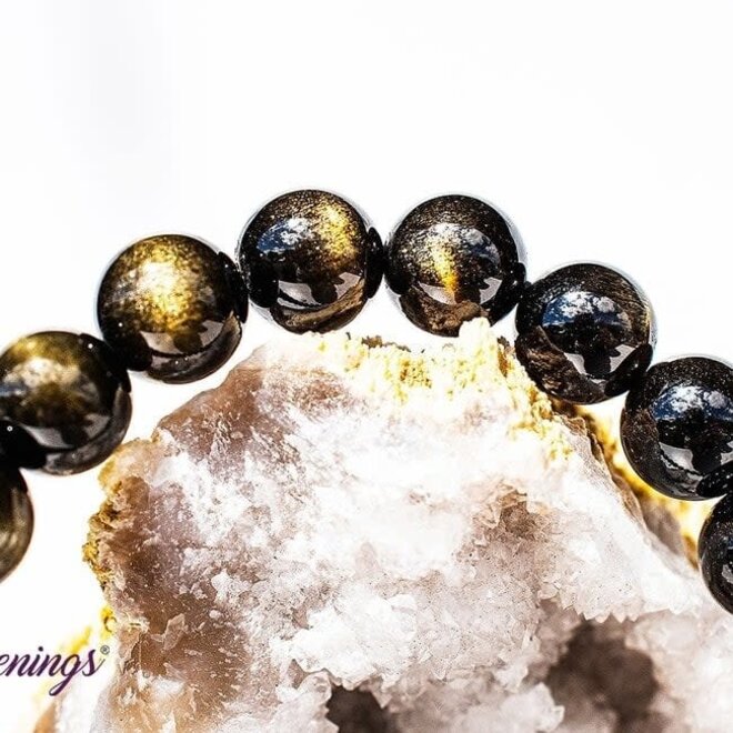 Goldsheen (Gold Sheen Obsidian) Bracelet 8mm